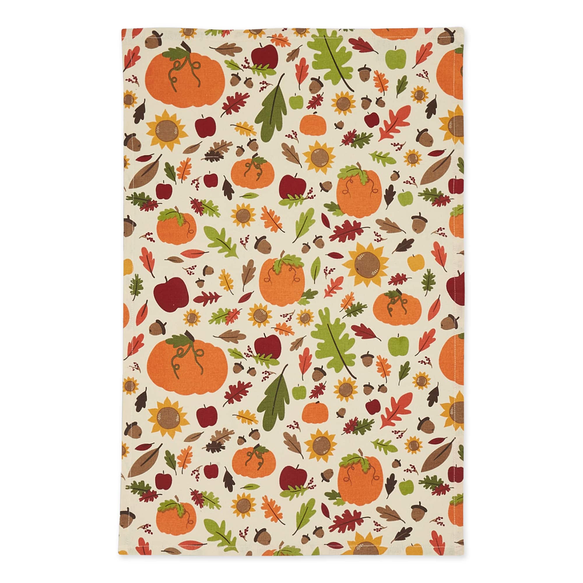 DII&#xAE; Pumpkin Spice Plaid Dishtowel Set