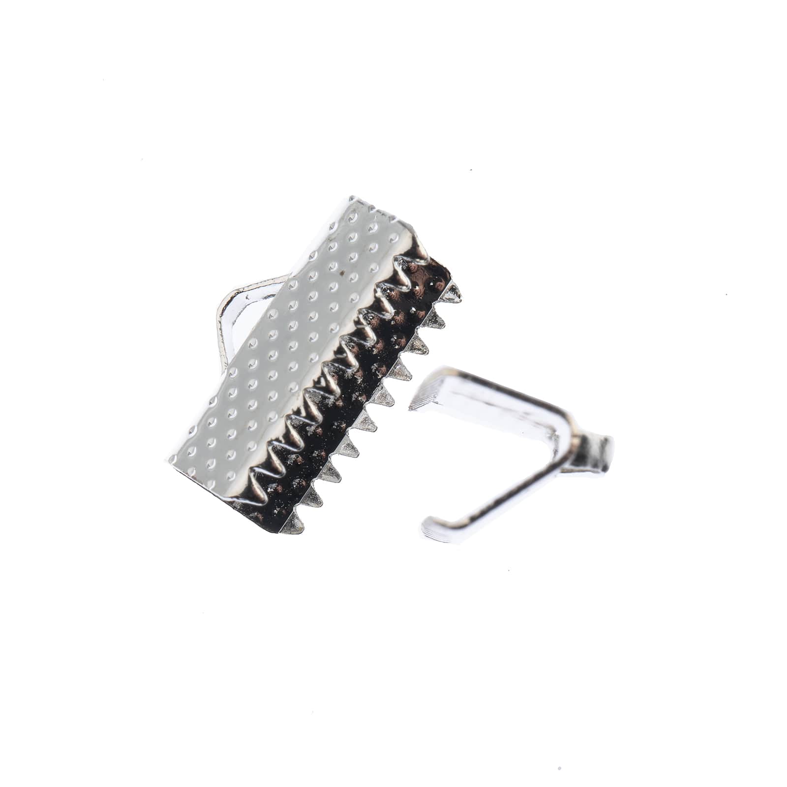 John Bead Must Have Findings 13mm Ribbon Cord Clamps, 3ct.