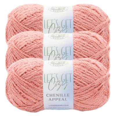 3 Pack Lion Brand® Chenille Appeal Yarn | Michaels