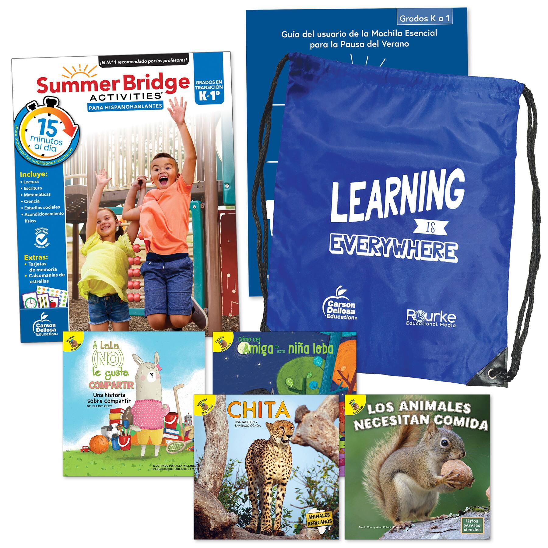 Summer Bridge Activities Summer Bridge Spanish Backpack, Grade K-1
