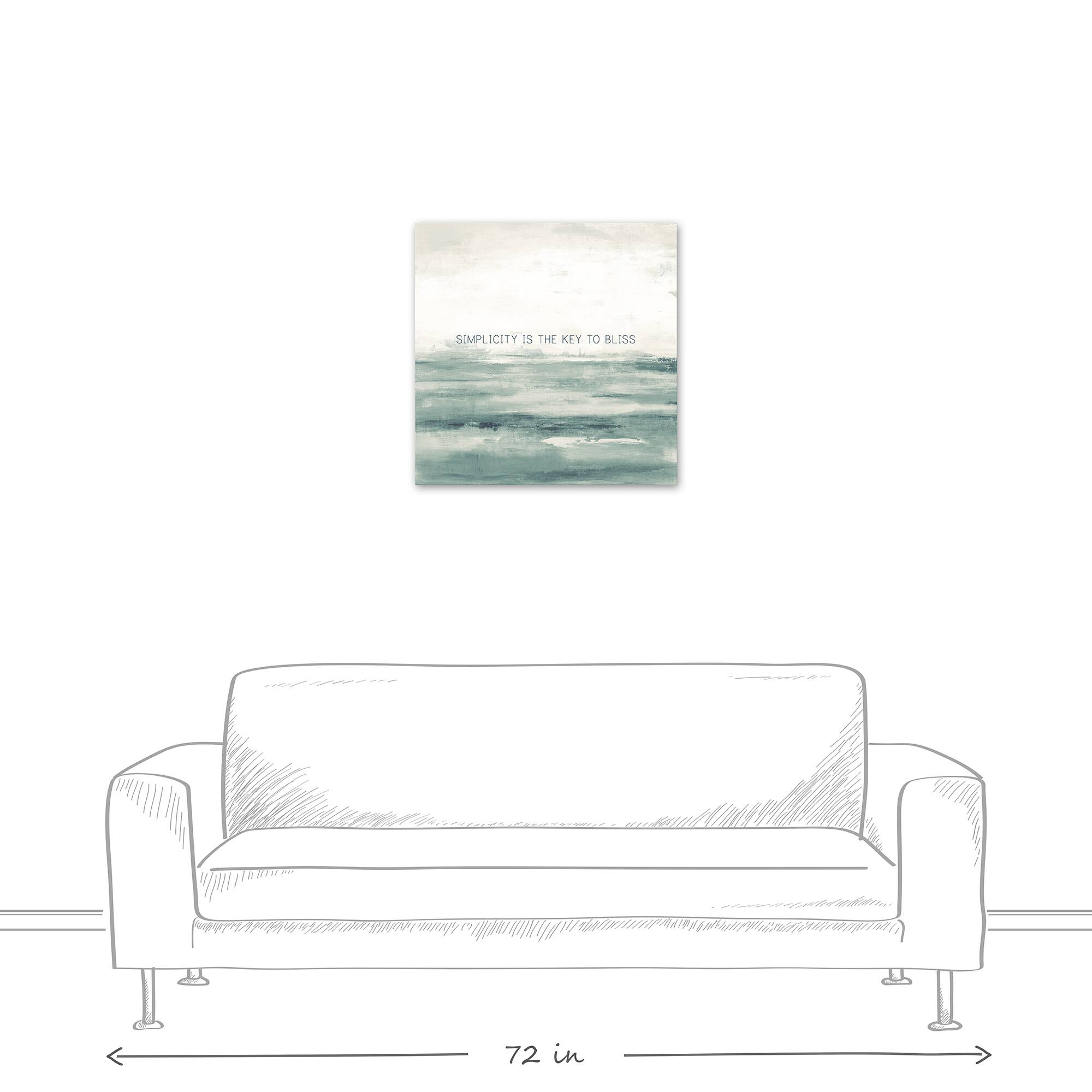 Simplicity is the Key To Bliss Canvas Wall Art