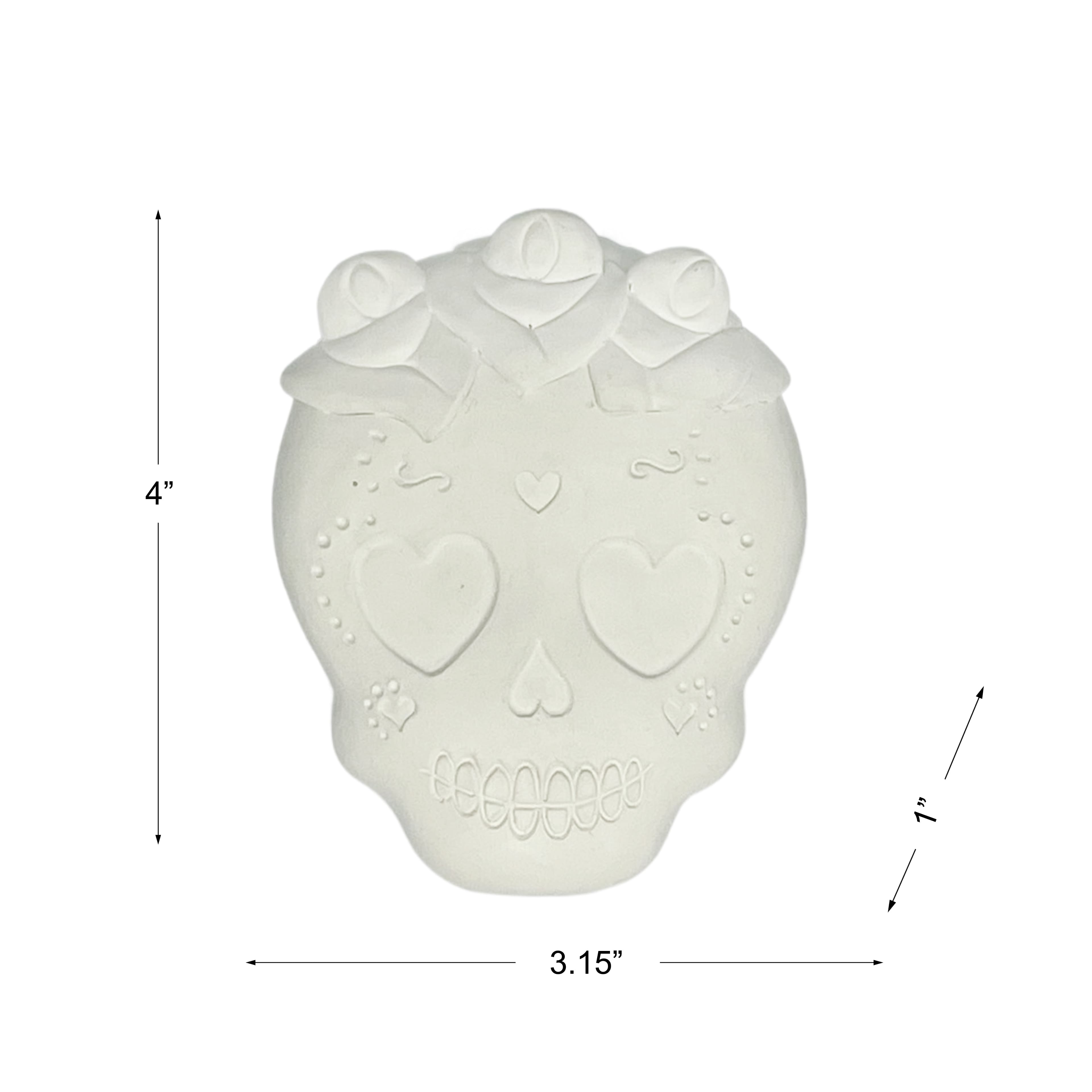 4&#x22; DIY Sugar Skull Wall D&#xE9;cor by Ashland&#xAE;
