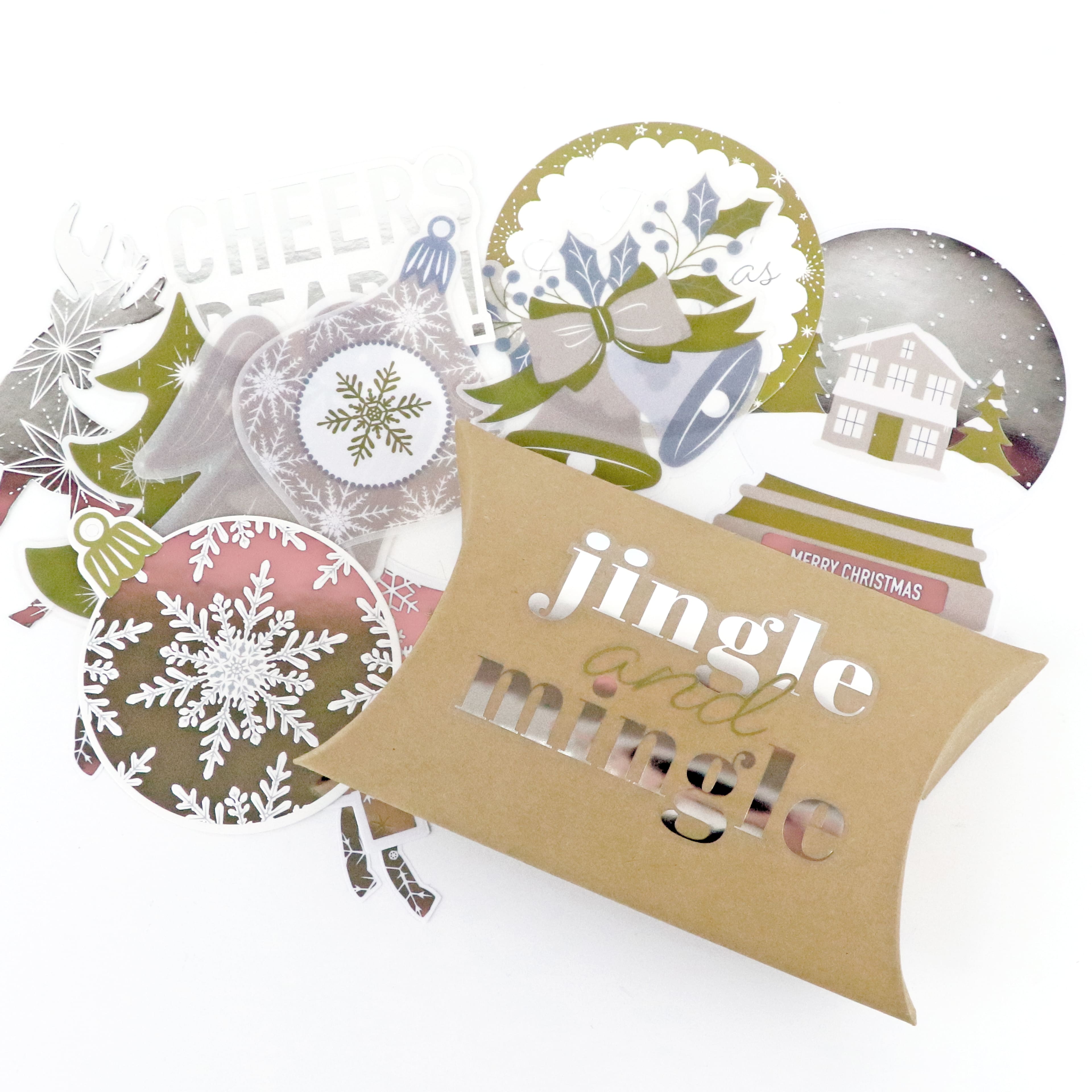 Jingle &#x26; Mingle Die Cut Sticker Mix by Recollections&#x2122;