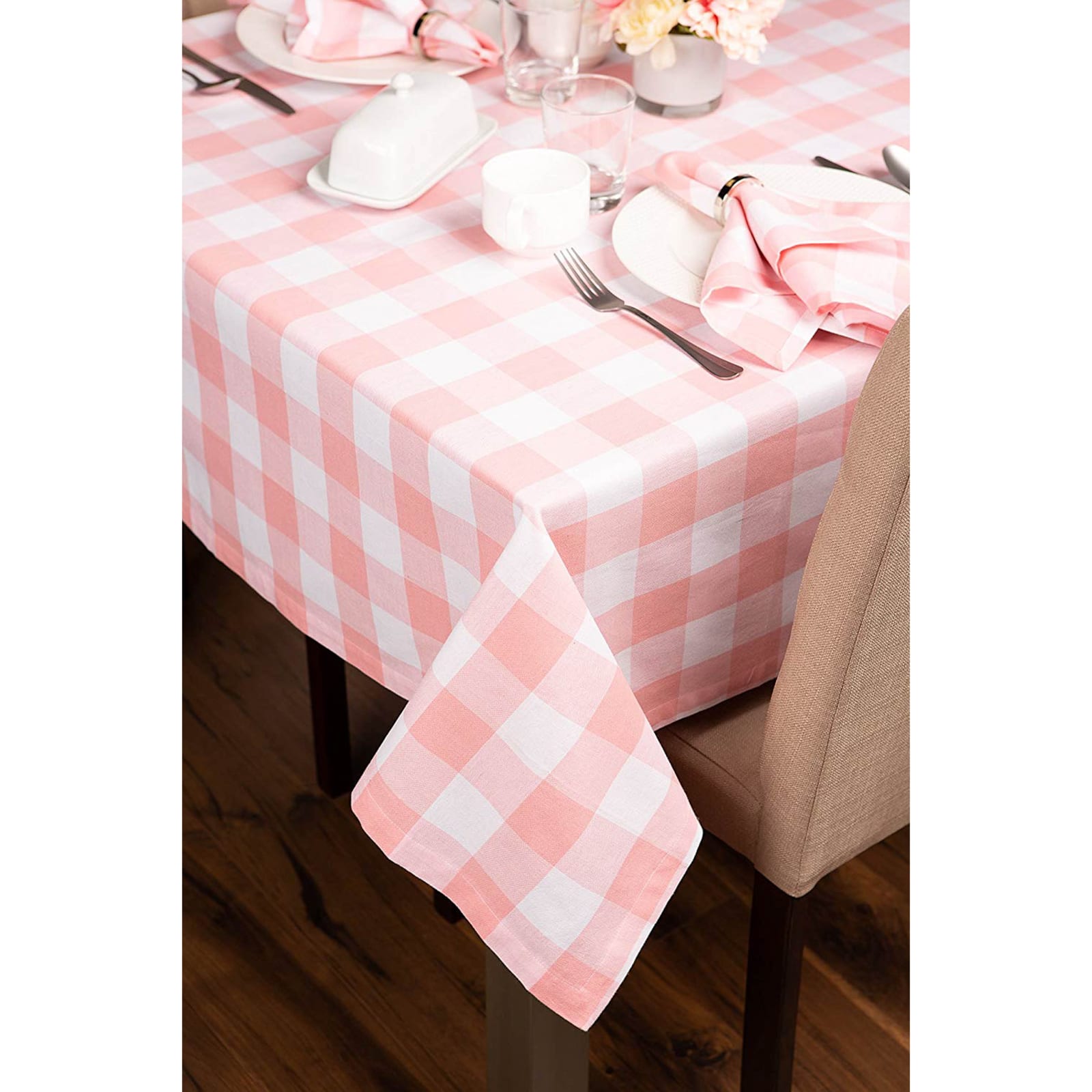 DII&#xAE; 84&#x22; Buffalo Check Tablecloth