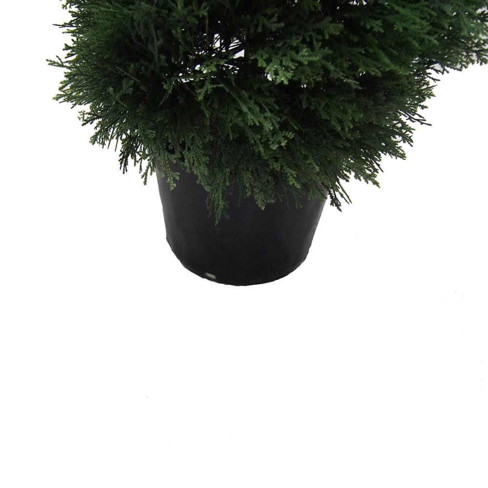 5ft. Potted Green Cedar Spiral Tree