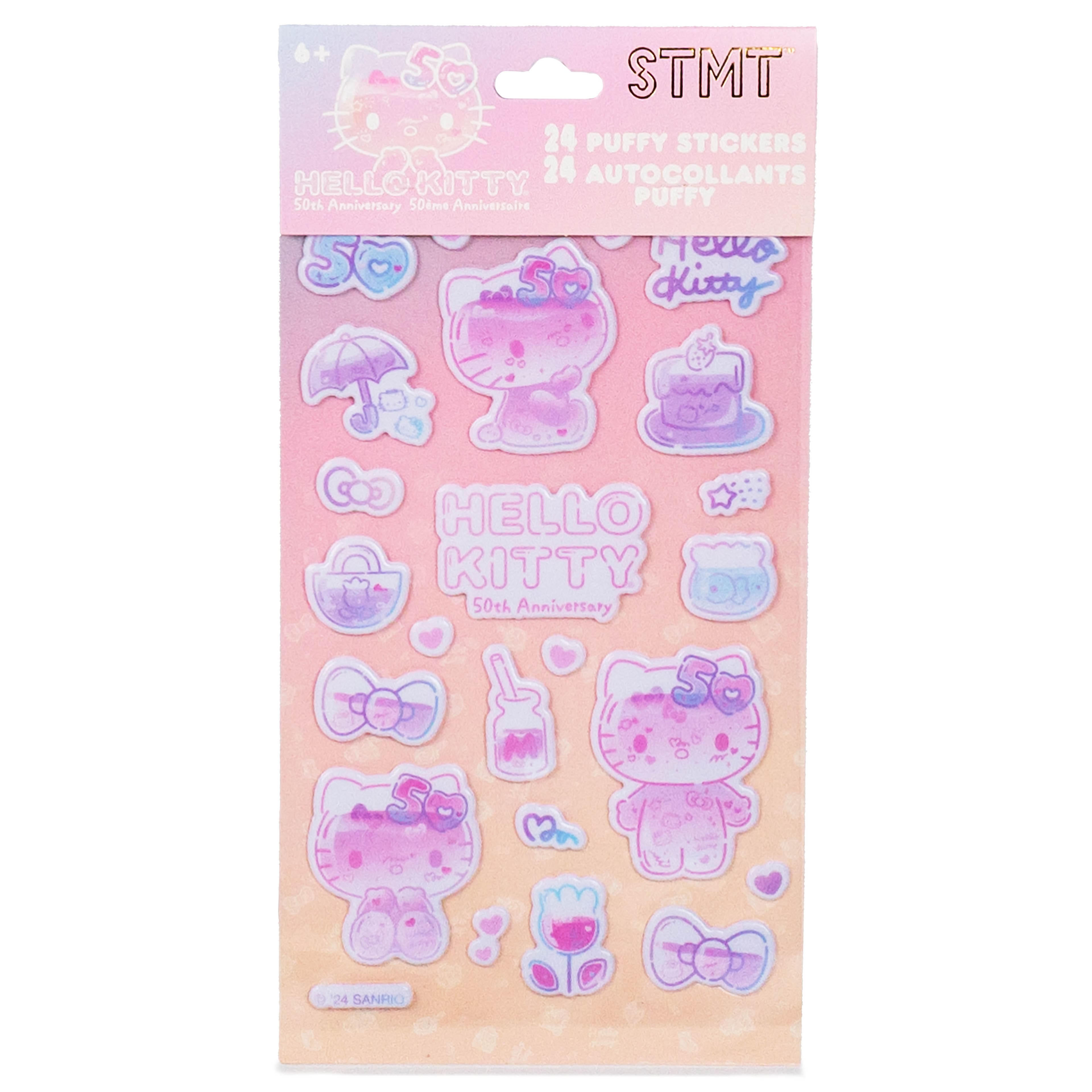 STMT&#xAE; Hello Kitty&#xAE; 50th Anniversary Pastel Puffy Stickers