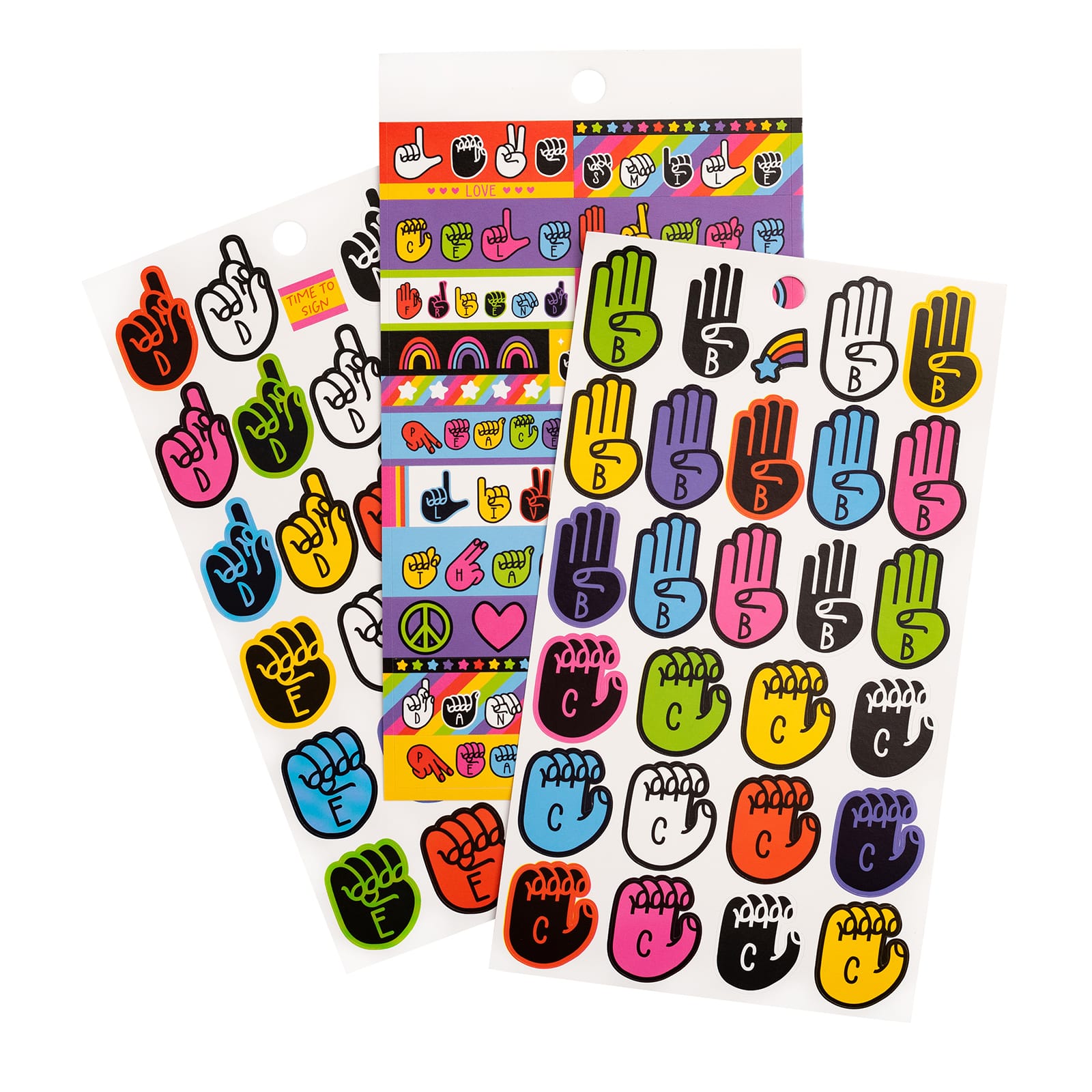 12 Pack: Sign Language Sticker Book by Recollections™