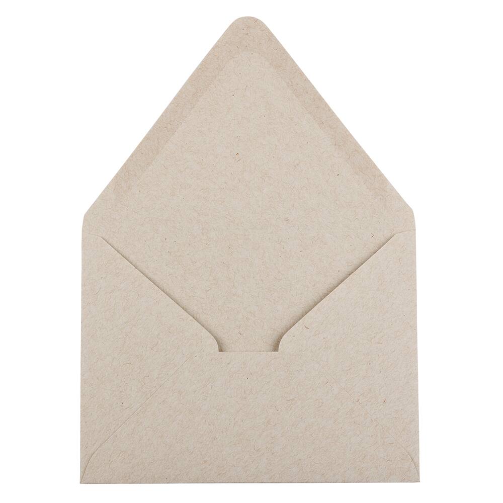 JAM Paper 4.375" x 5.75" Invitation Envelopes with Euro Flap, 50ct