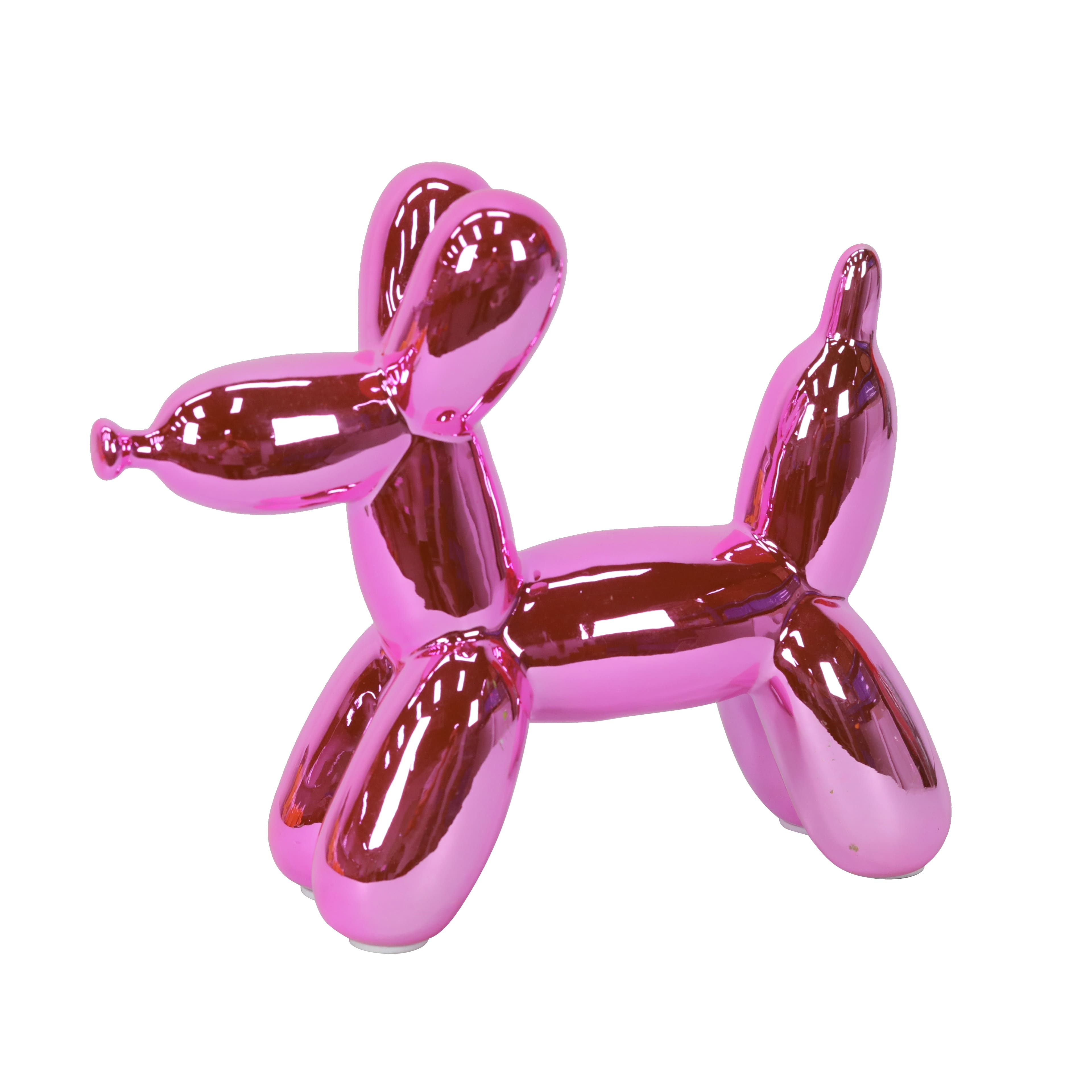 7.8&#x22; Shiny Pink Balloon Shaped Dog Tabletop Accent by Ashland&#xAE;