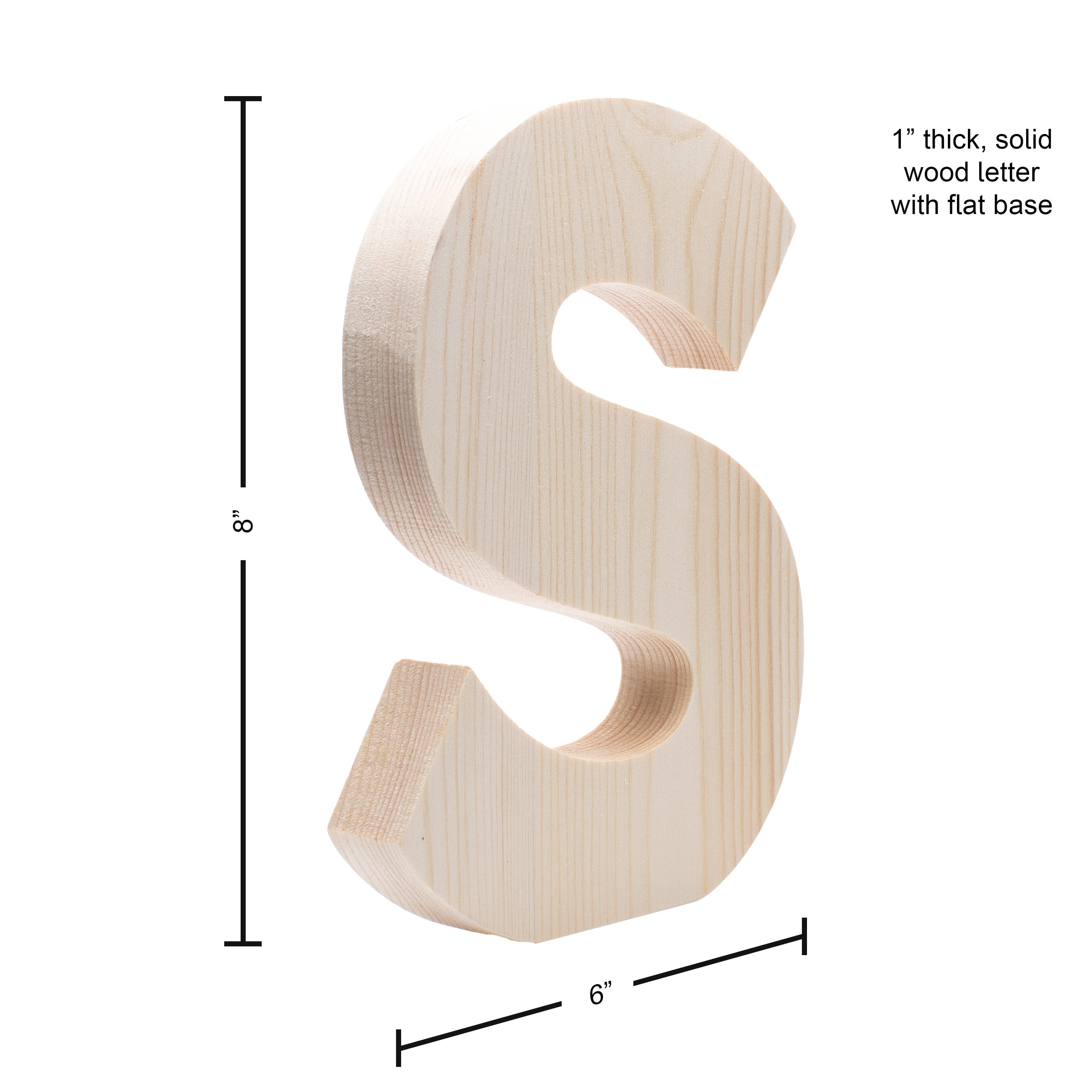 Hampton Art&#x2122; 8&#x22; Chunky Wood Letter