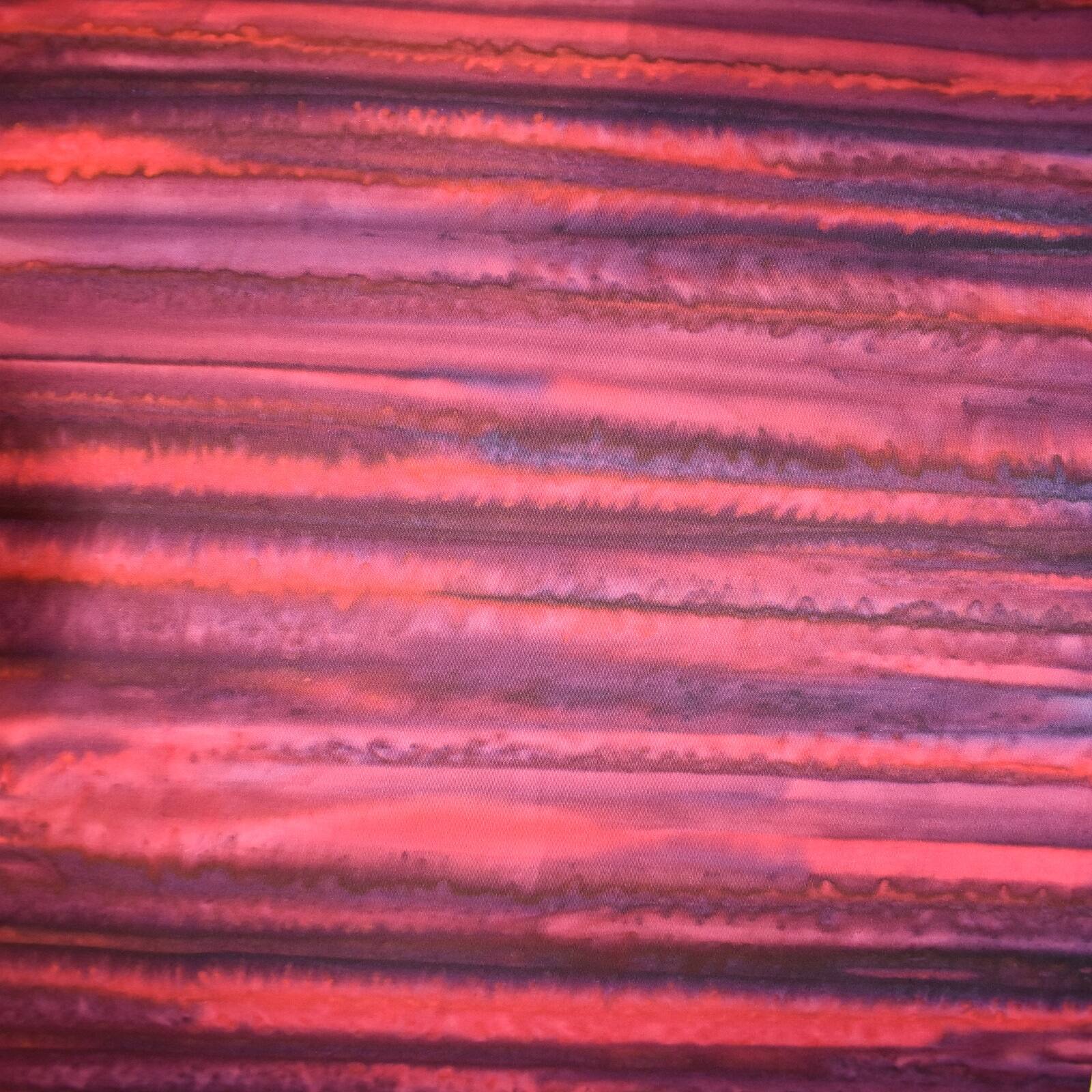 Feldman Batik Raspberry Lavender Tonal Cotton Fabric 