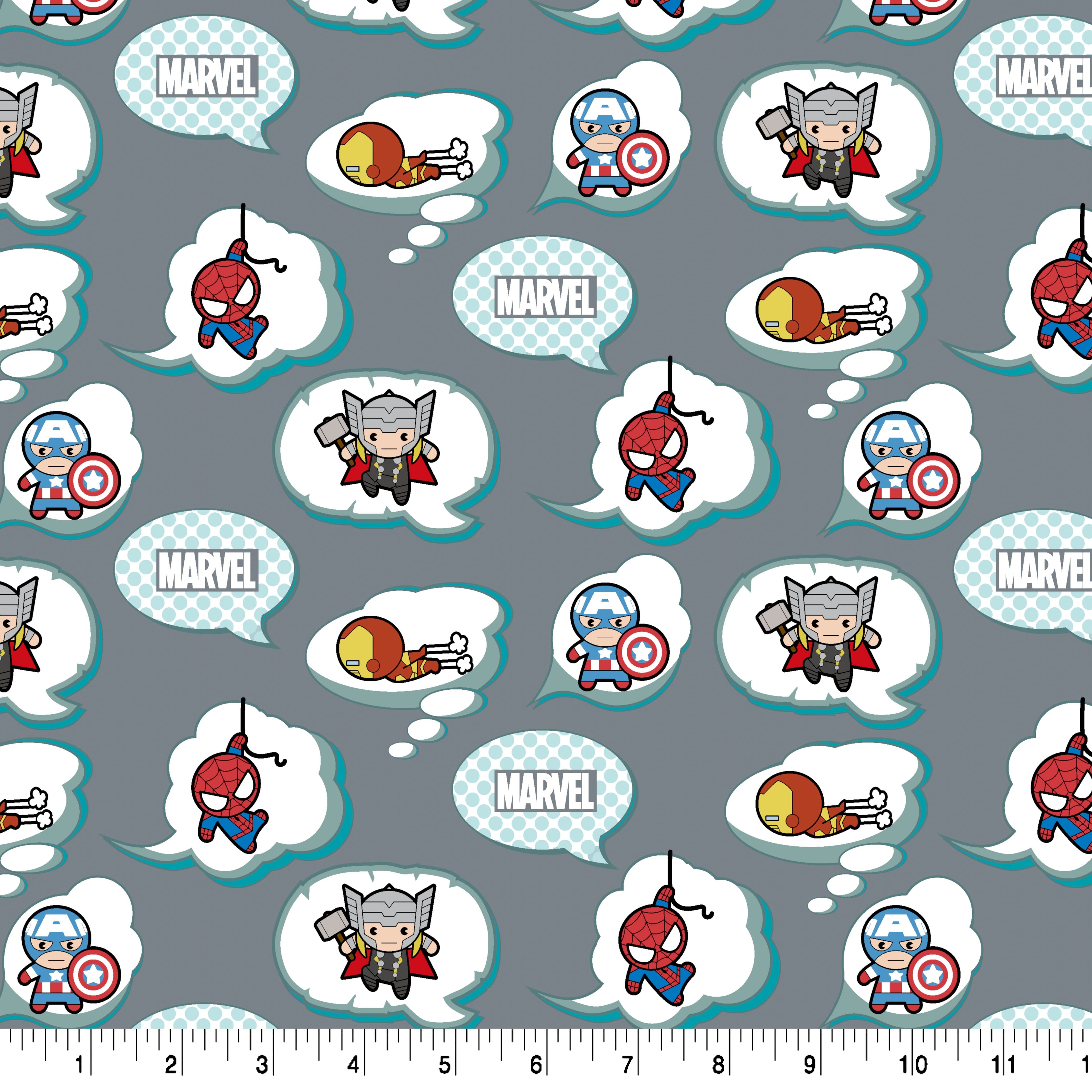 Marvel&#xAE; Character Thought Clouds Cotton Fabric