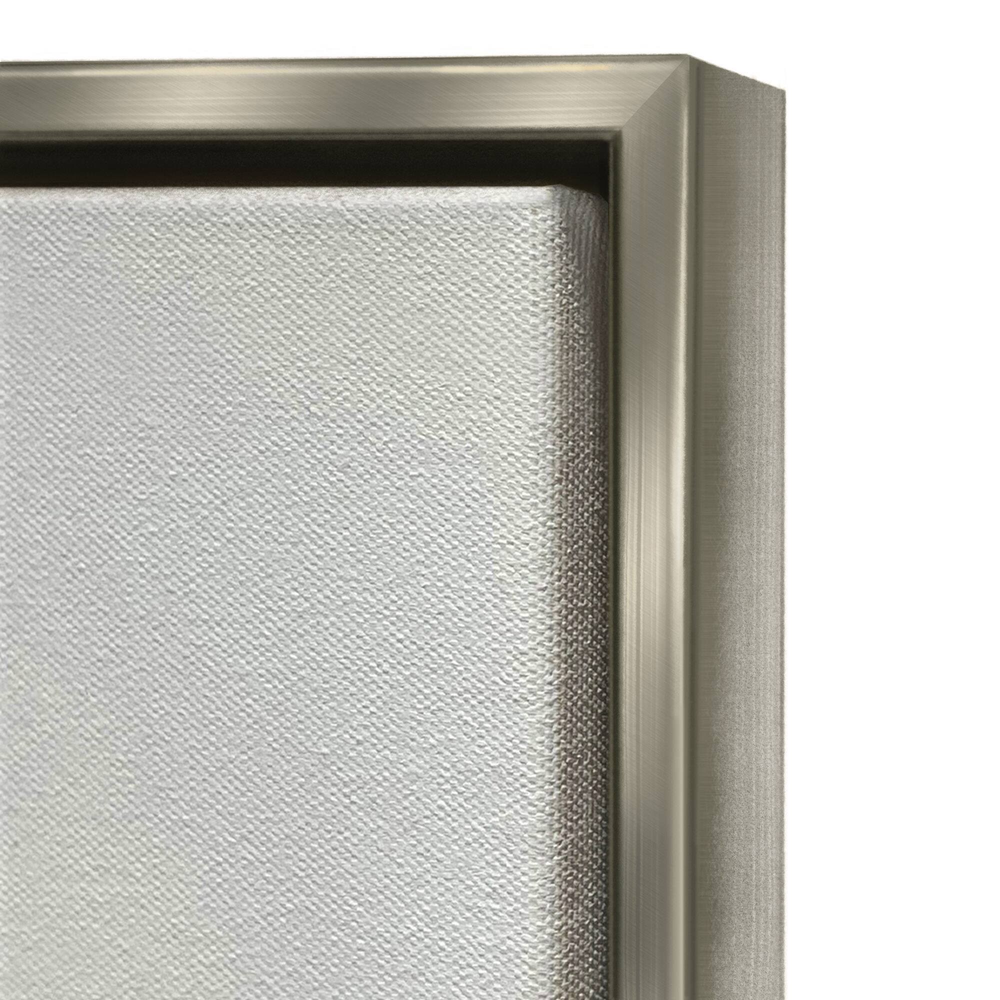 Stupell Industries Surfboard Fins Beach Coast Photography Framed Floater Canvas Wall Art