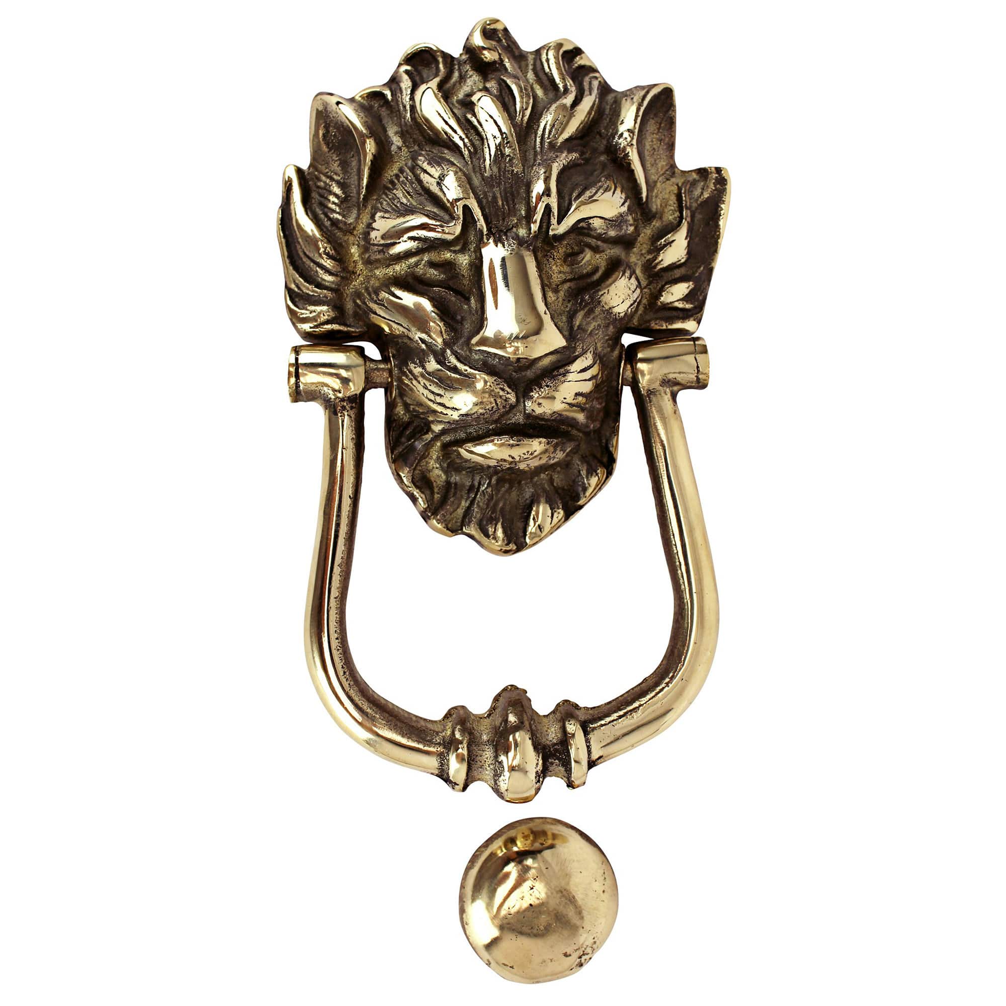 Design Toscano 8.5&#x22; 10 Downing Street Lion Door Knocker
