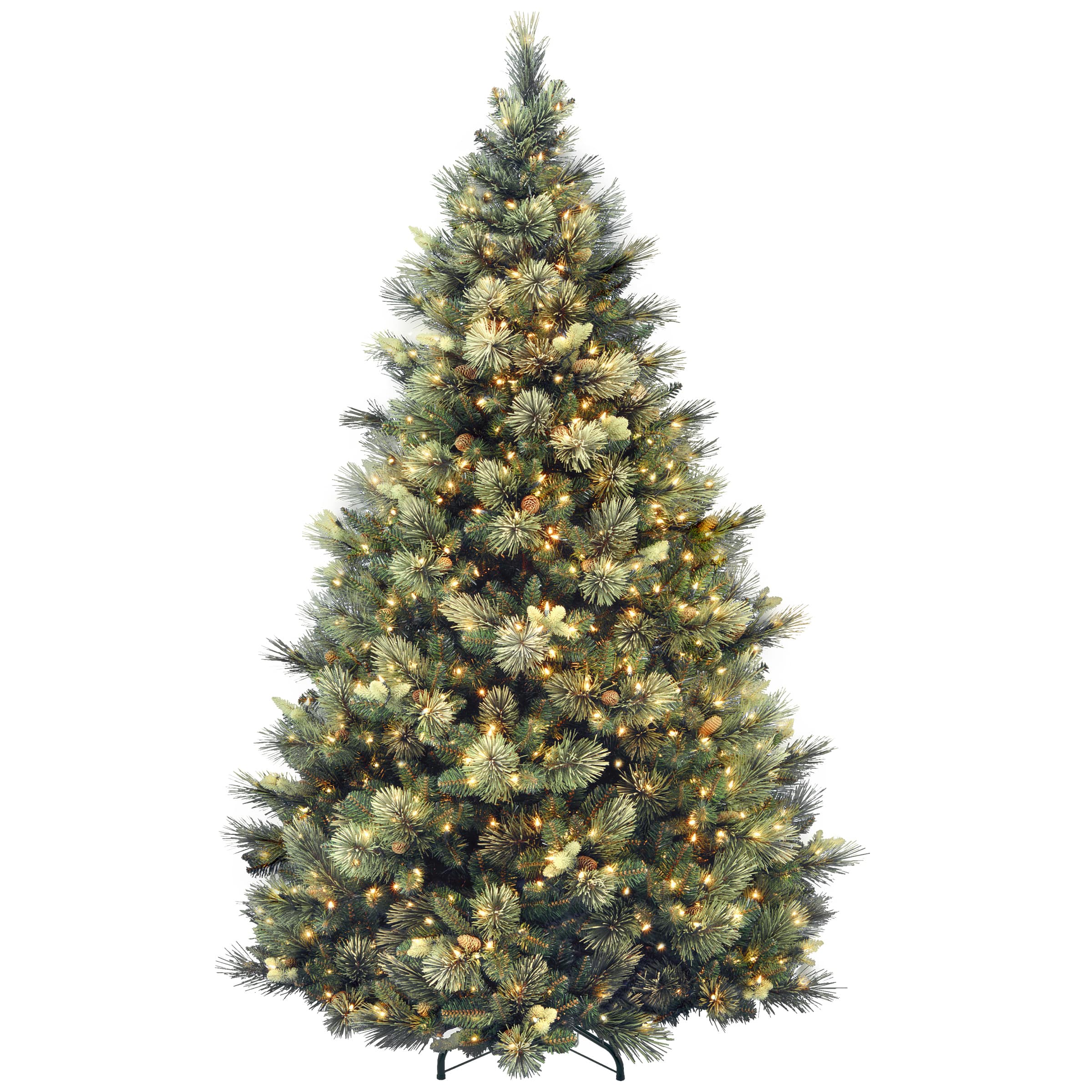 7.5ft. Pre-Lit Carolina Pine Artificial Christmas Tree, Clear Lights