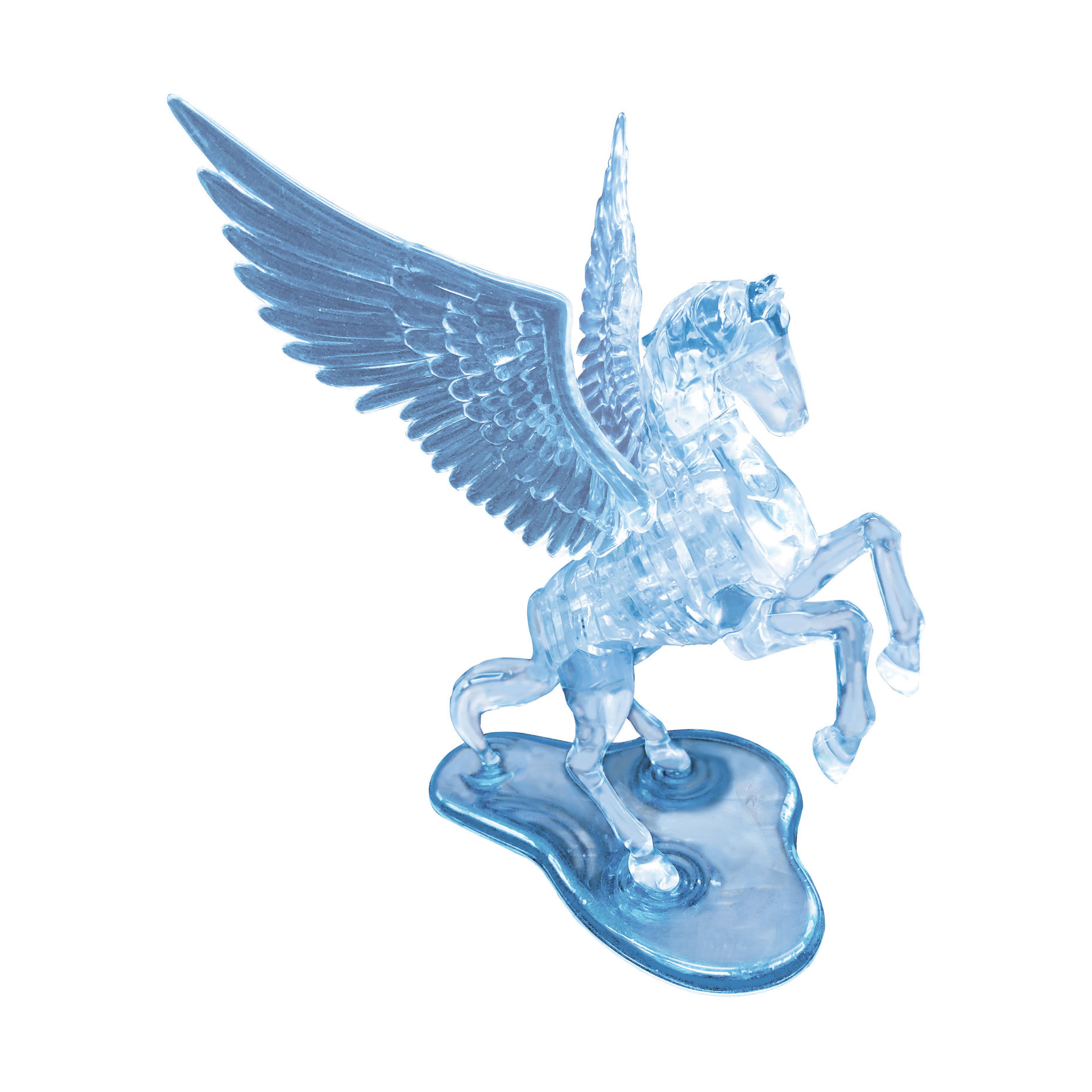 BePuzzled&#xAE; Original 3D Crystal Puzzle&#x2122; Blue Pegasus 44 Piece Puzzle