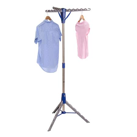 Honey Can Do Blue Collapsible Tripod Clothes Drying Rack