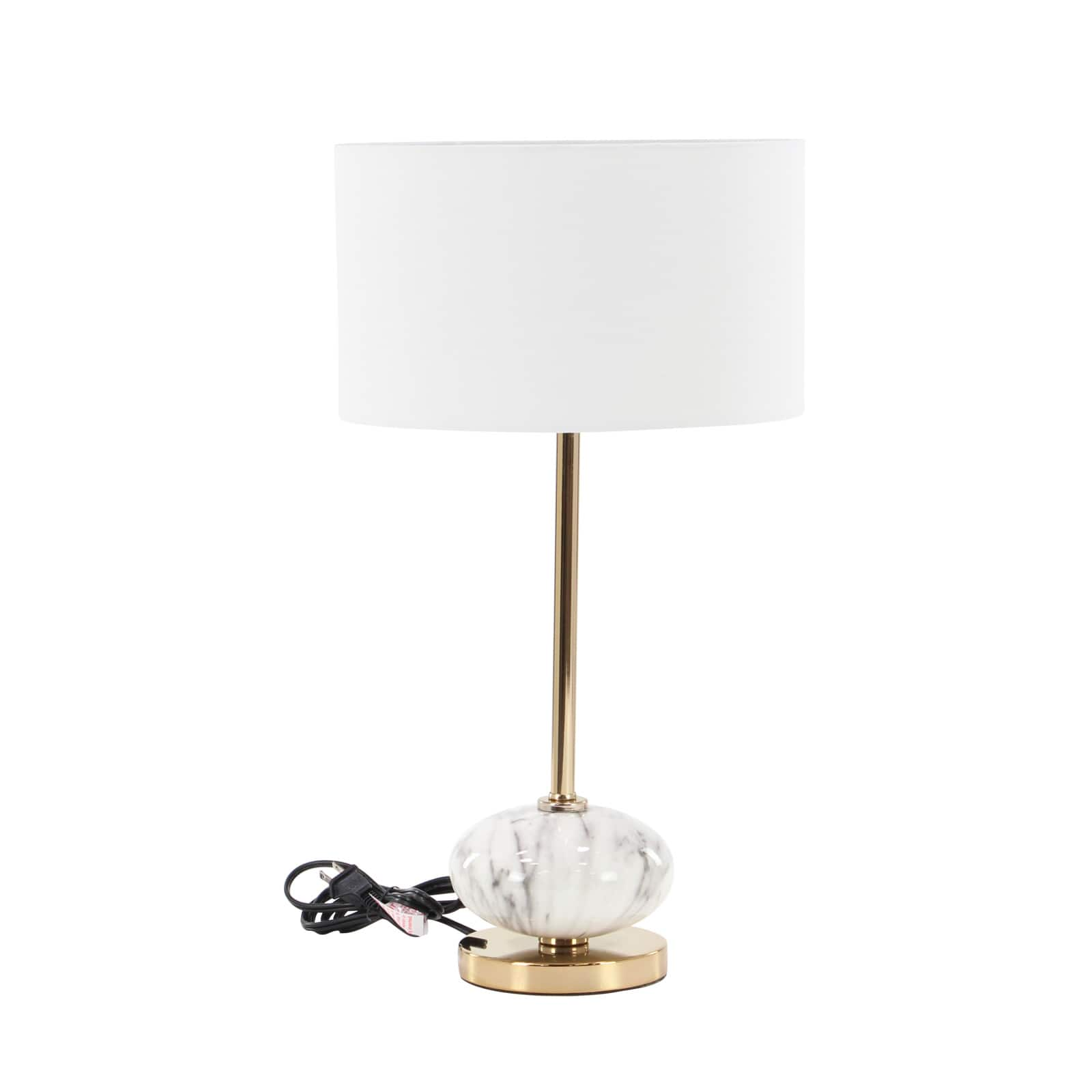 22&#x22; Gold Metal Glam Table Lamp