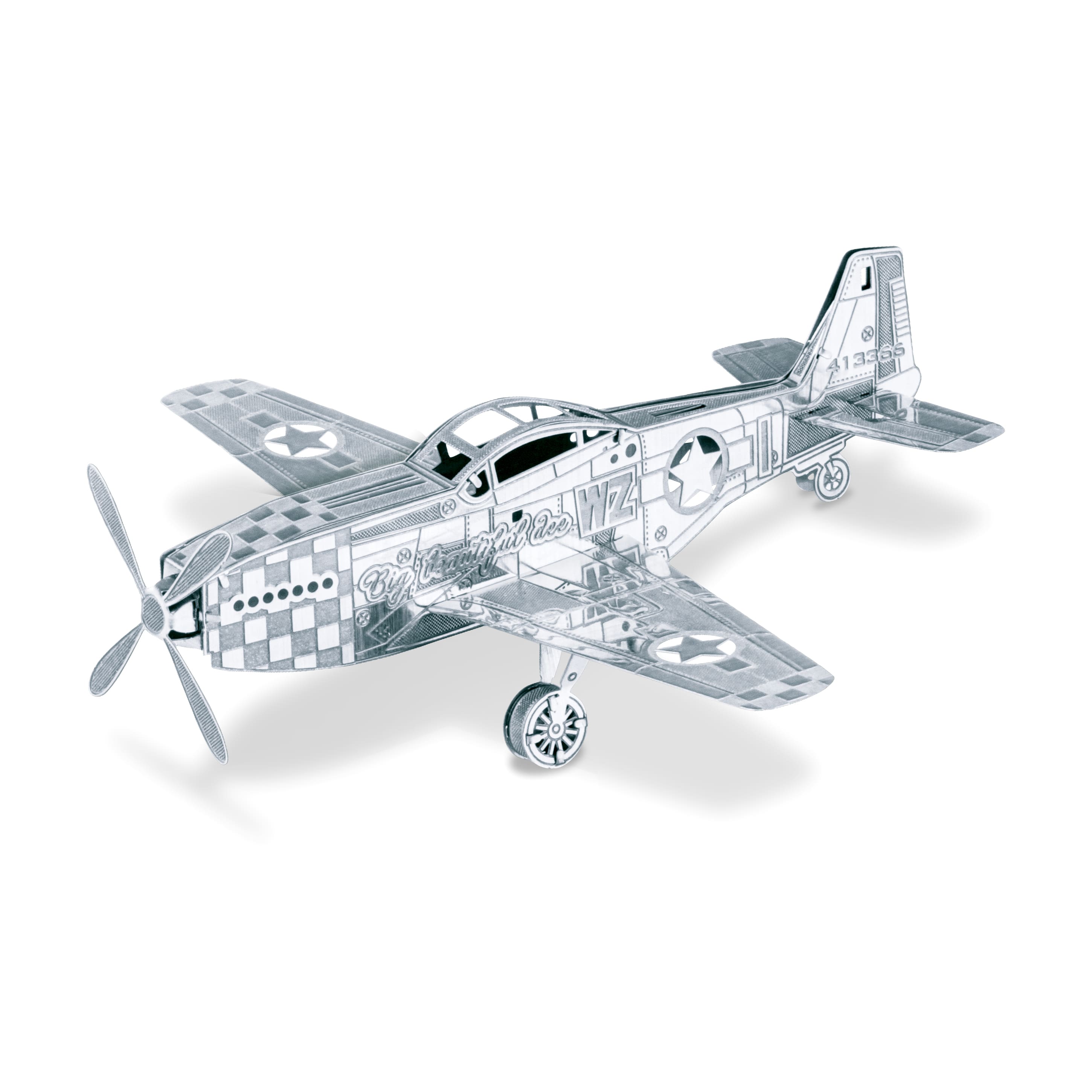 Metal Earth&#xAE; P-51 Mustang 3D Metal Model Kit