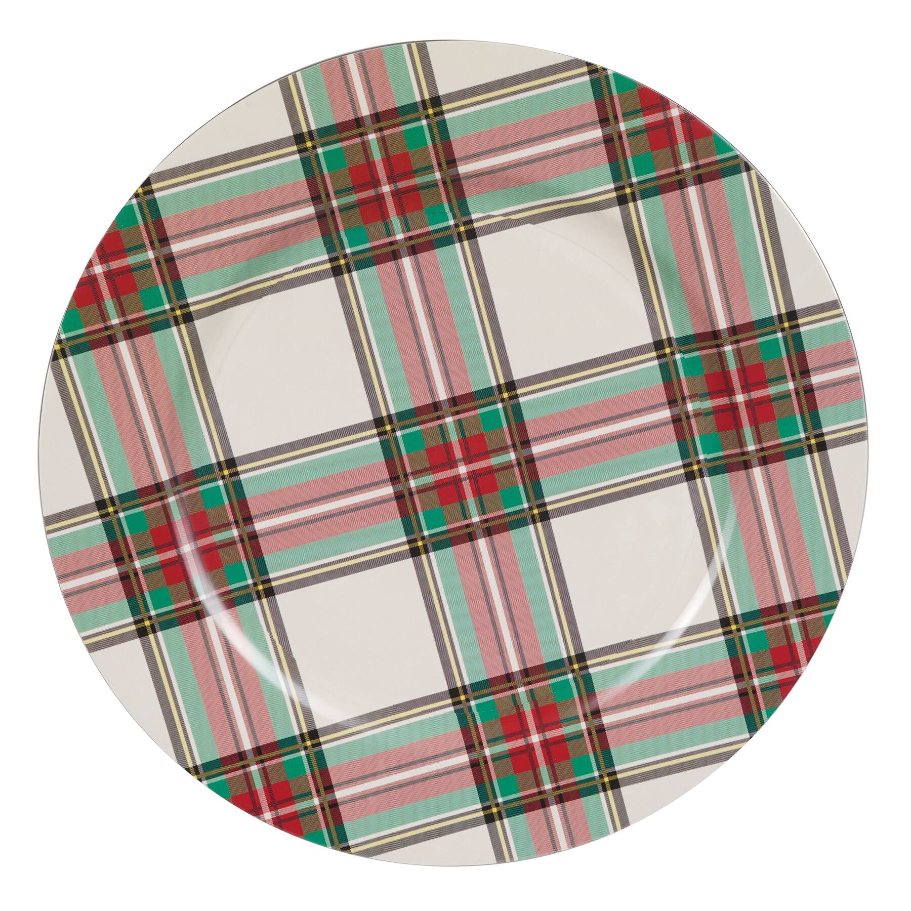Christmas Plaid Charger Plate by Ashland® Michaels
