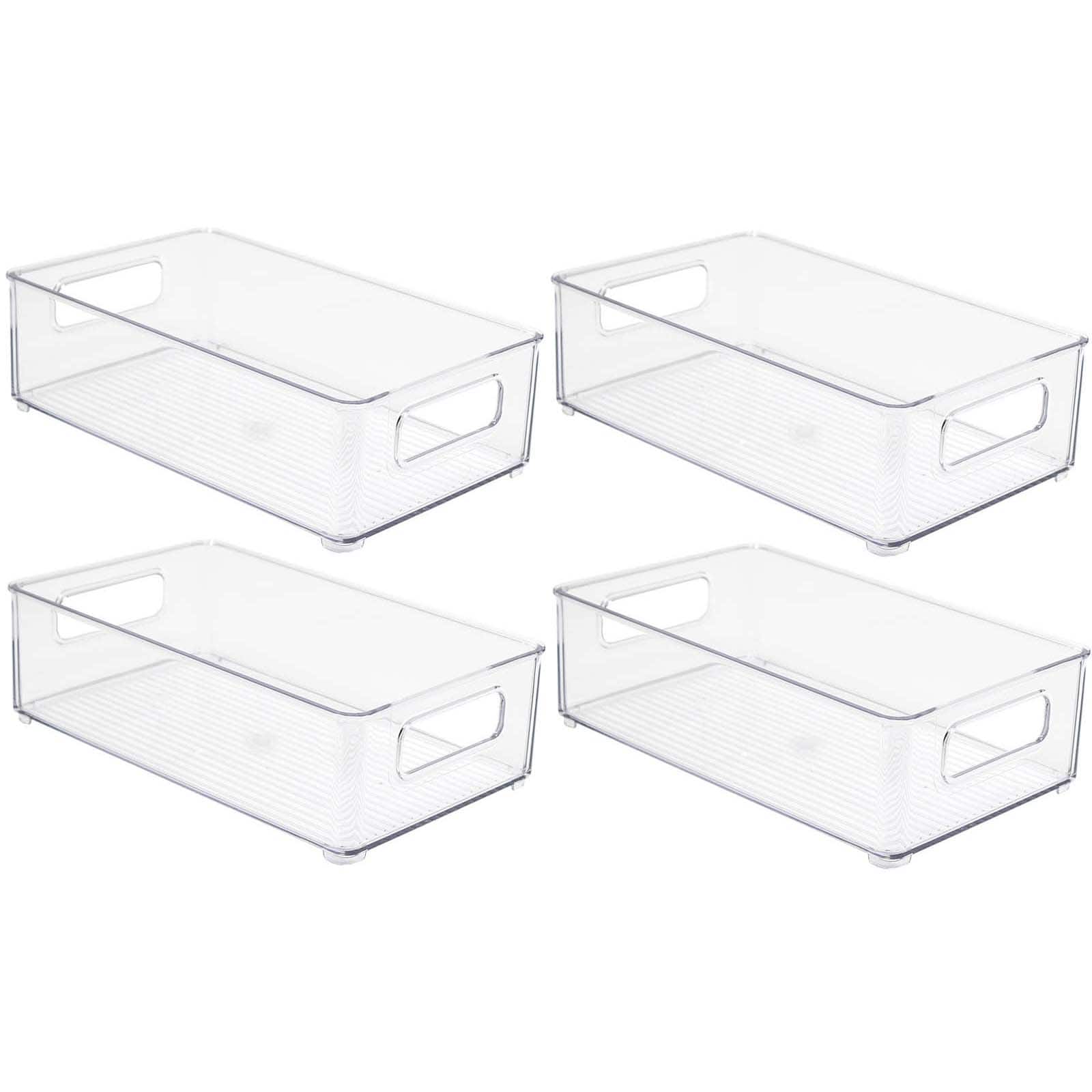 Sorbus Medium Clear Fridge & Pantry Storage Bins
