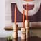Hello Honey® Wood Stack Taper Candle Holder Set | Michaels