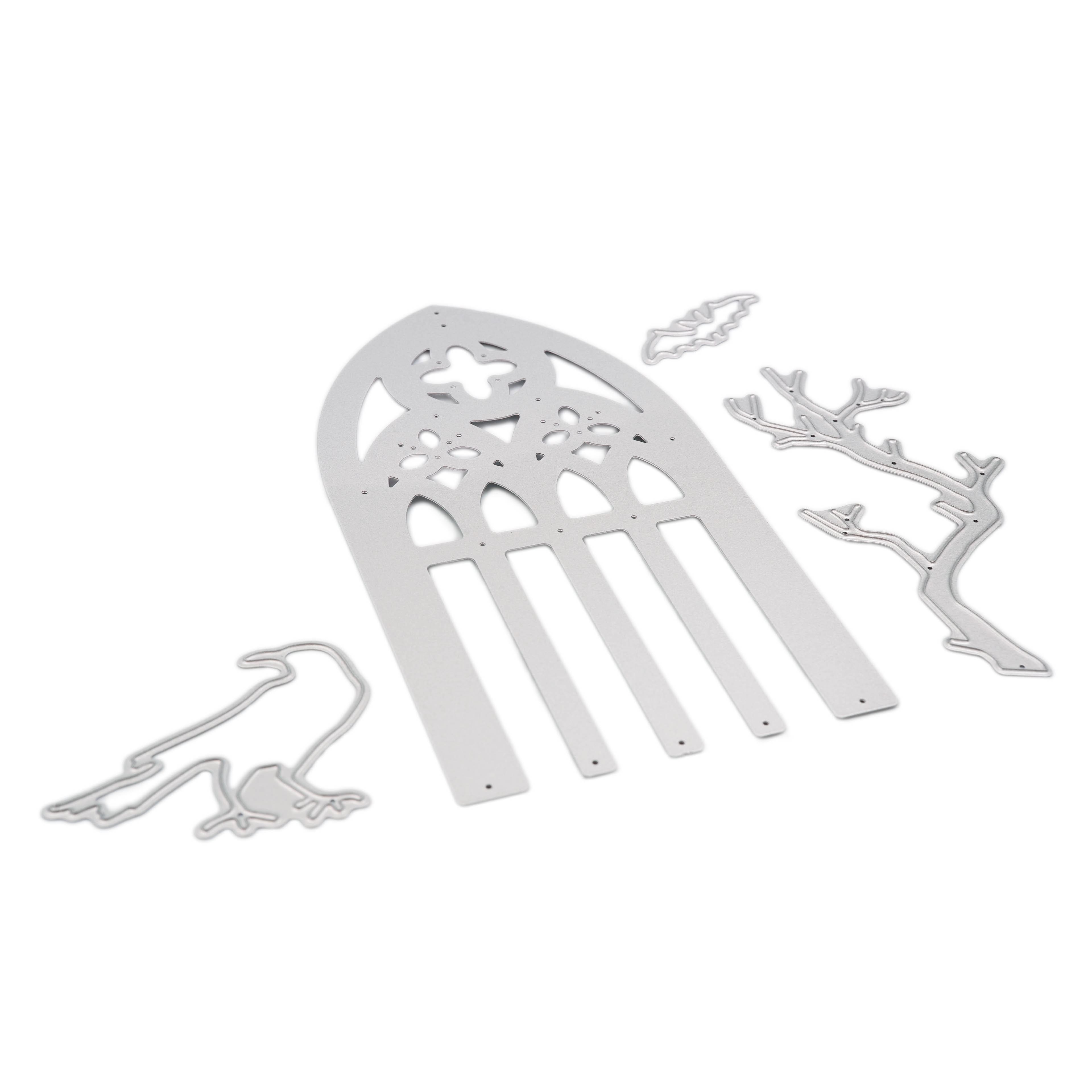 Gothic Gate &#x26; Tree Layering Die Set by Recollections&#x2122;