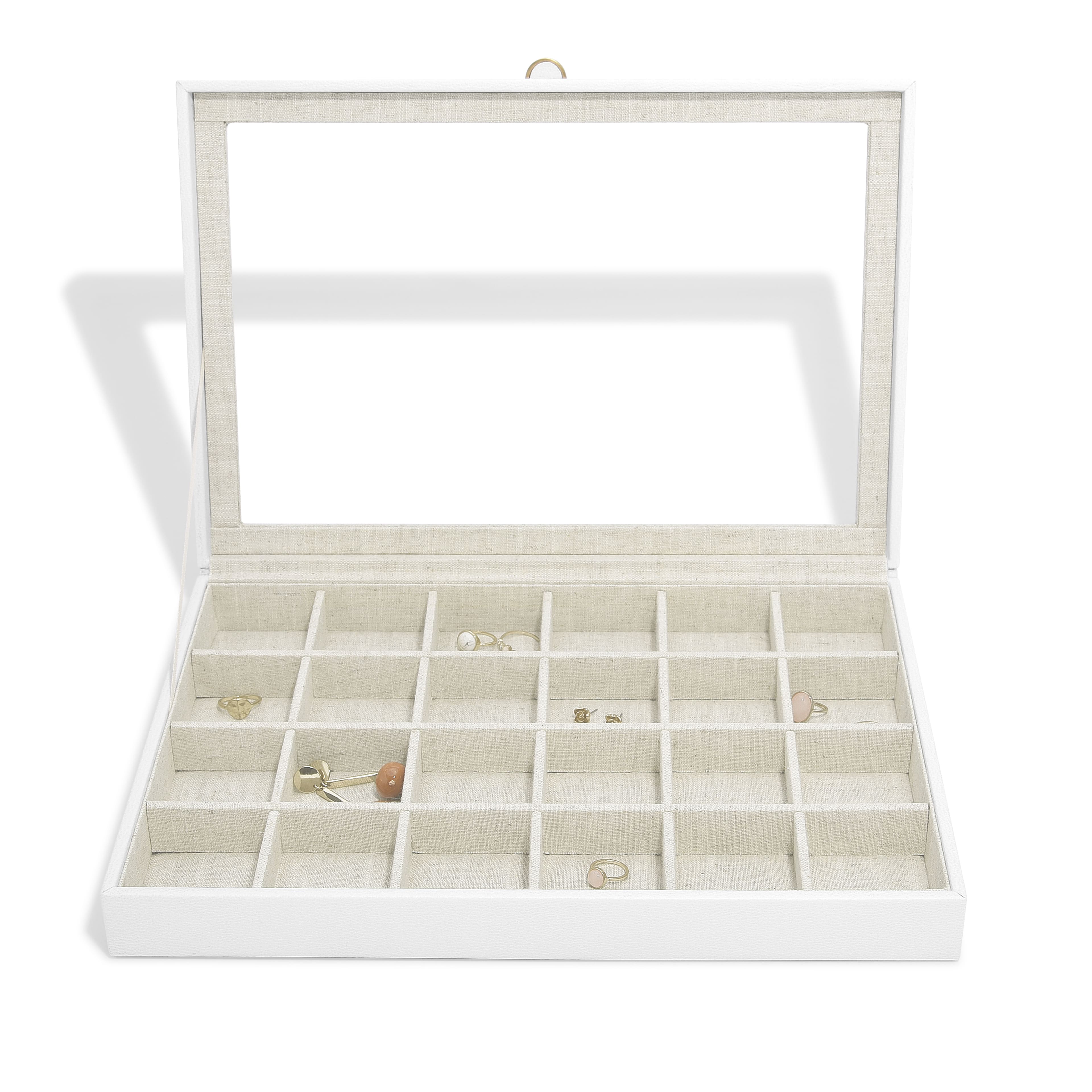 Lilarie &#x26; Co. Jewelry Box with Glass Lid