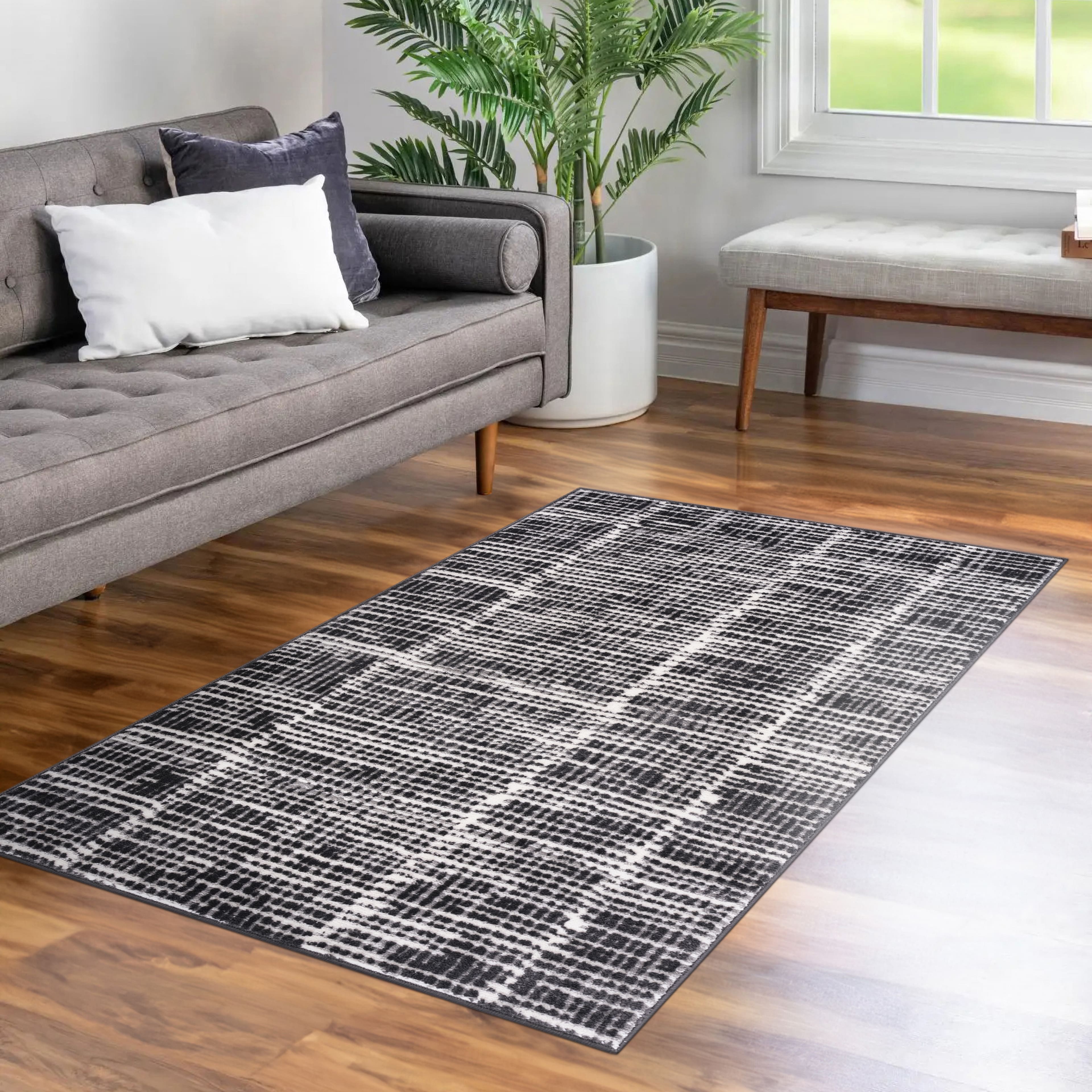 Gray Stripe Area Rug by Ashland&#xAE;