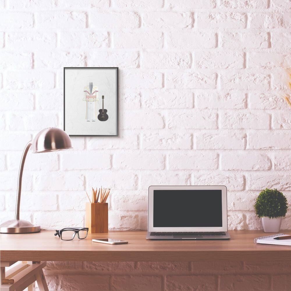 Stupell Industries Elvis Fashion Design Wall Accent with Black Frame