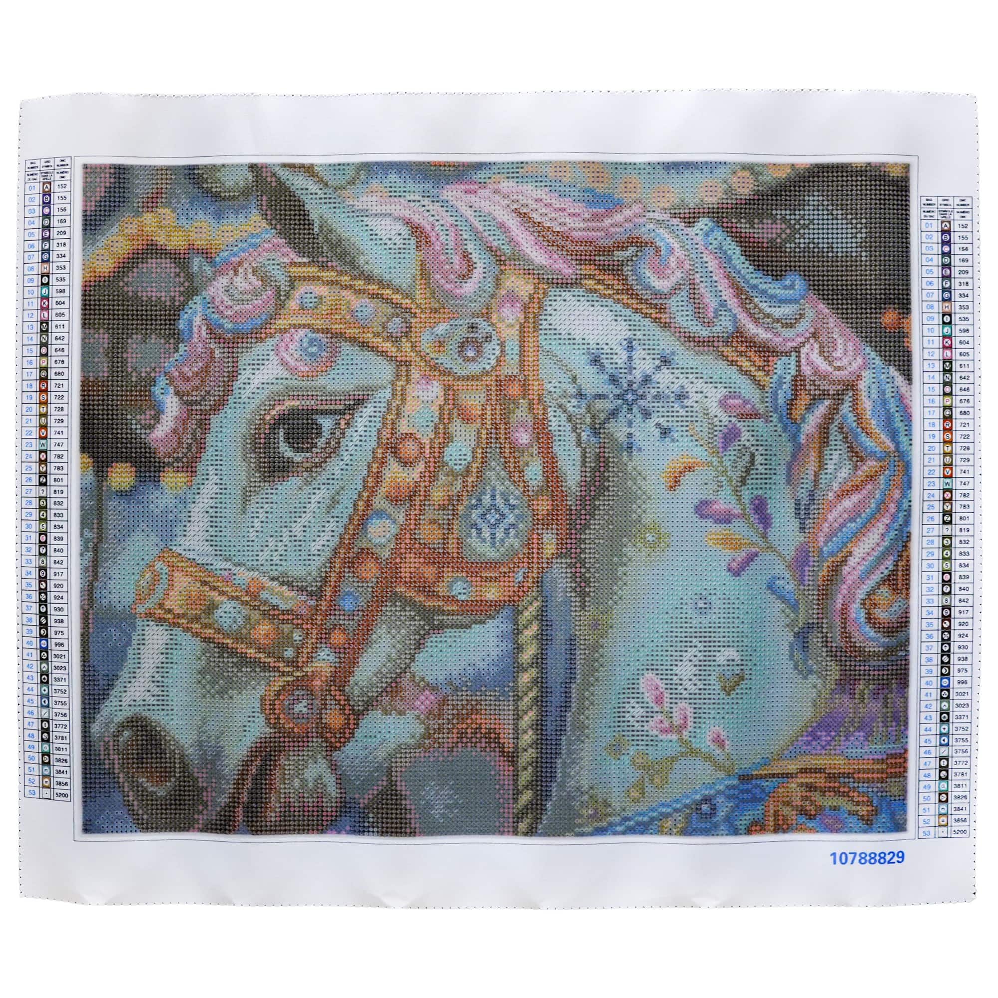 16&#x22; x 20&#x22; Carousel Diamond Art Kit by Make Market&#xAE;