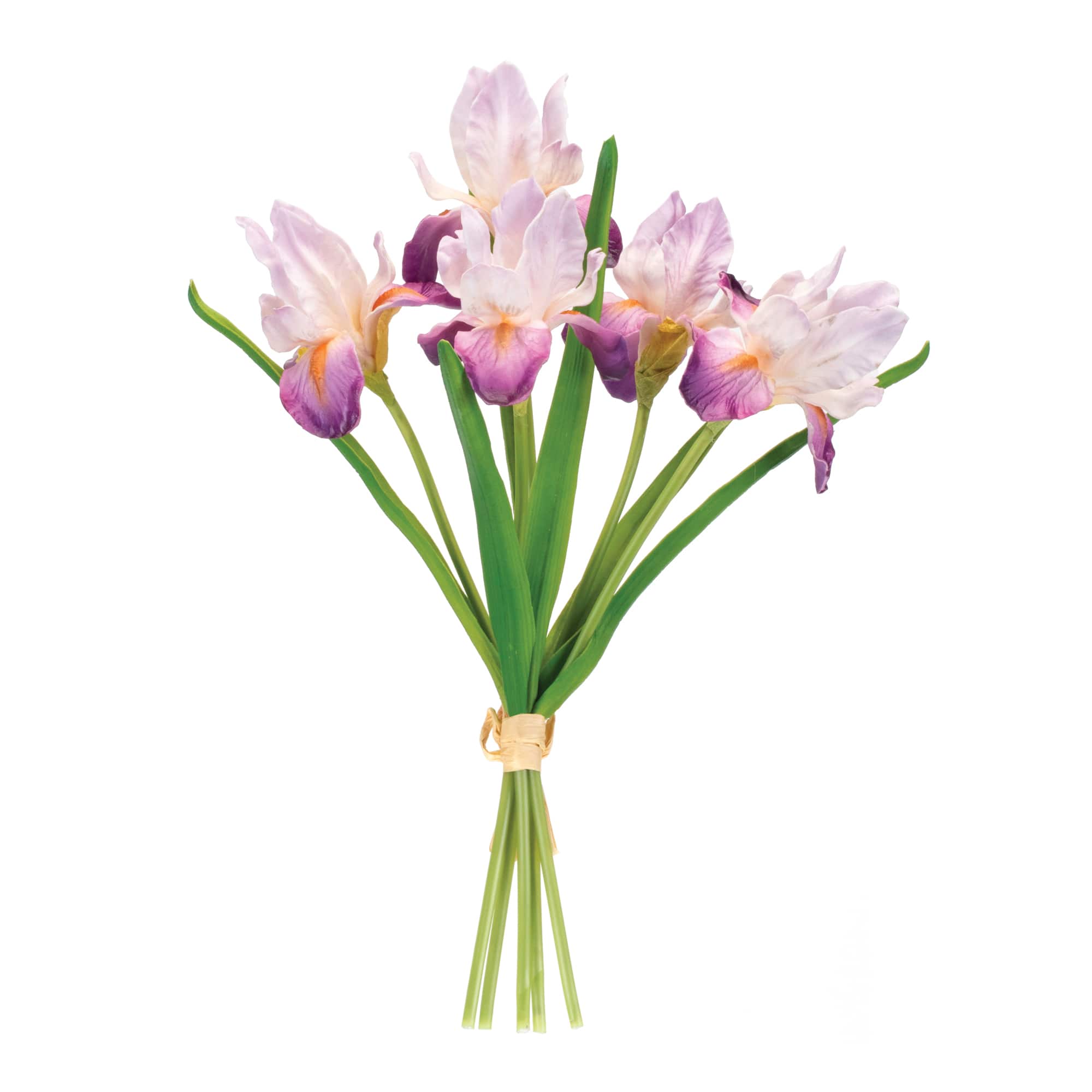 15.5&#x22; Purple Iris Floral Bundle, 2ct.