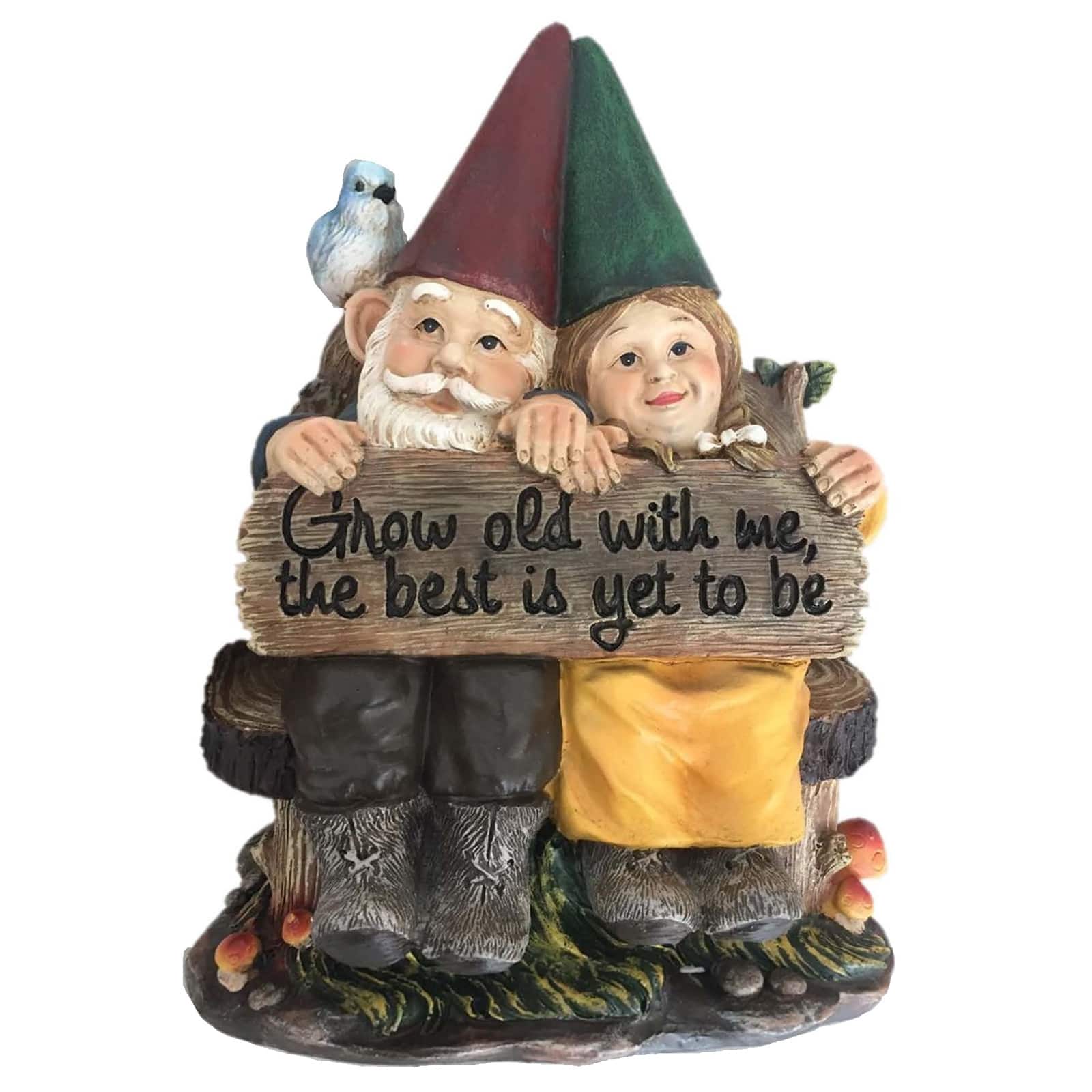 Santa&#x27;s Workshop 11&#x22; Grow Old With Me Gnome Accent