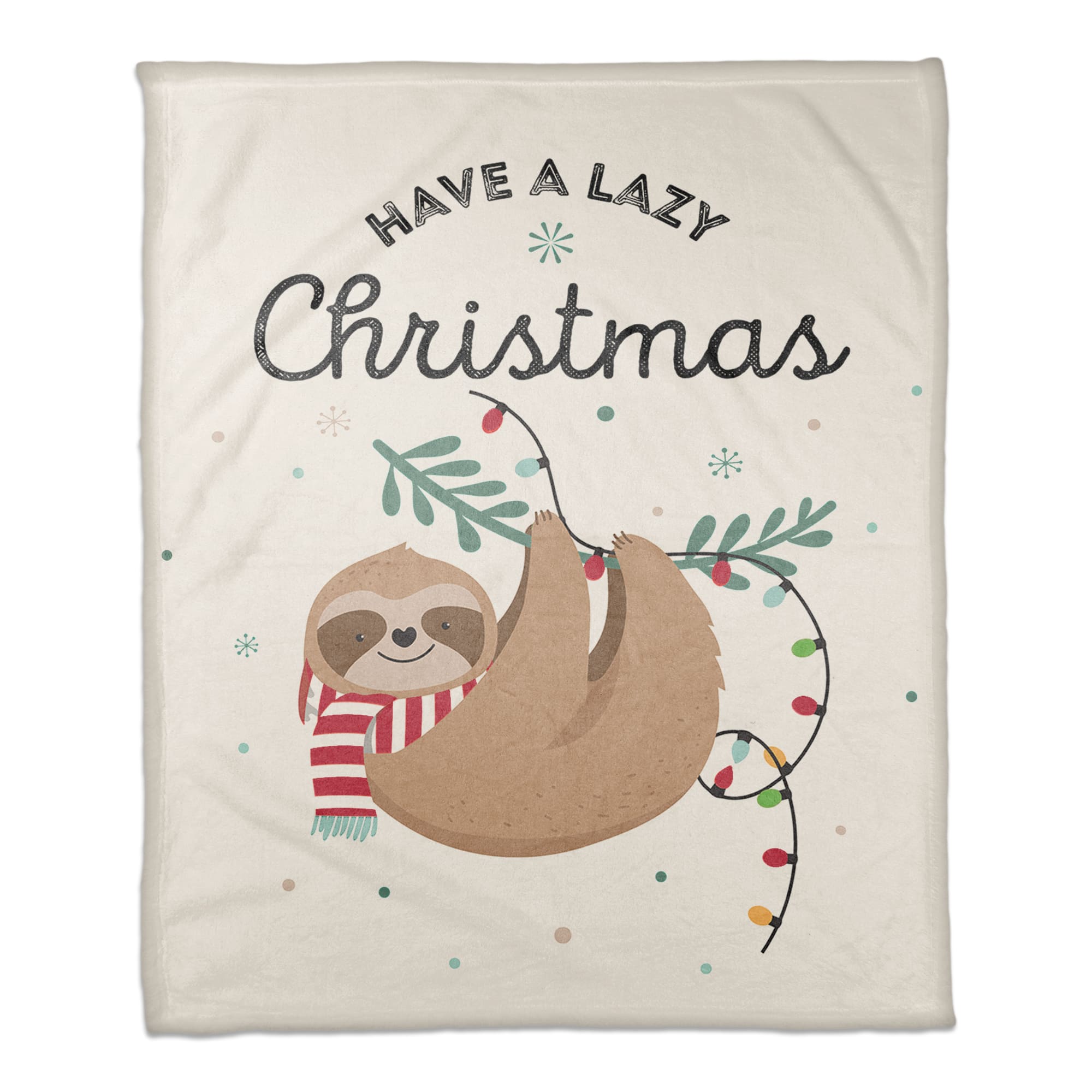 Have A Lazy Christmas Coral Fleece Blanket