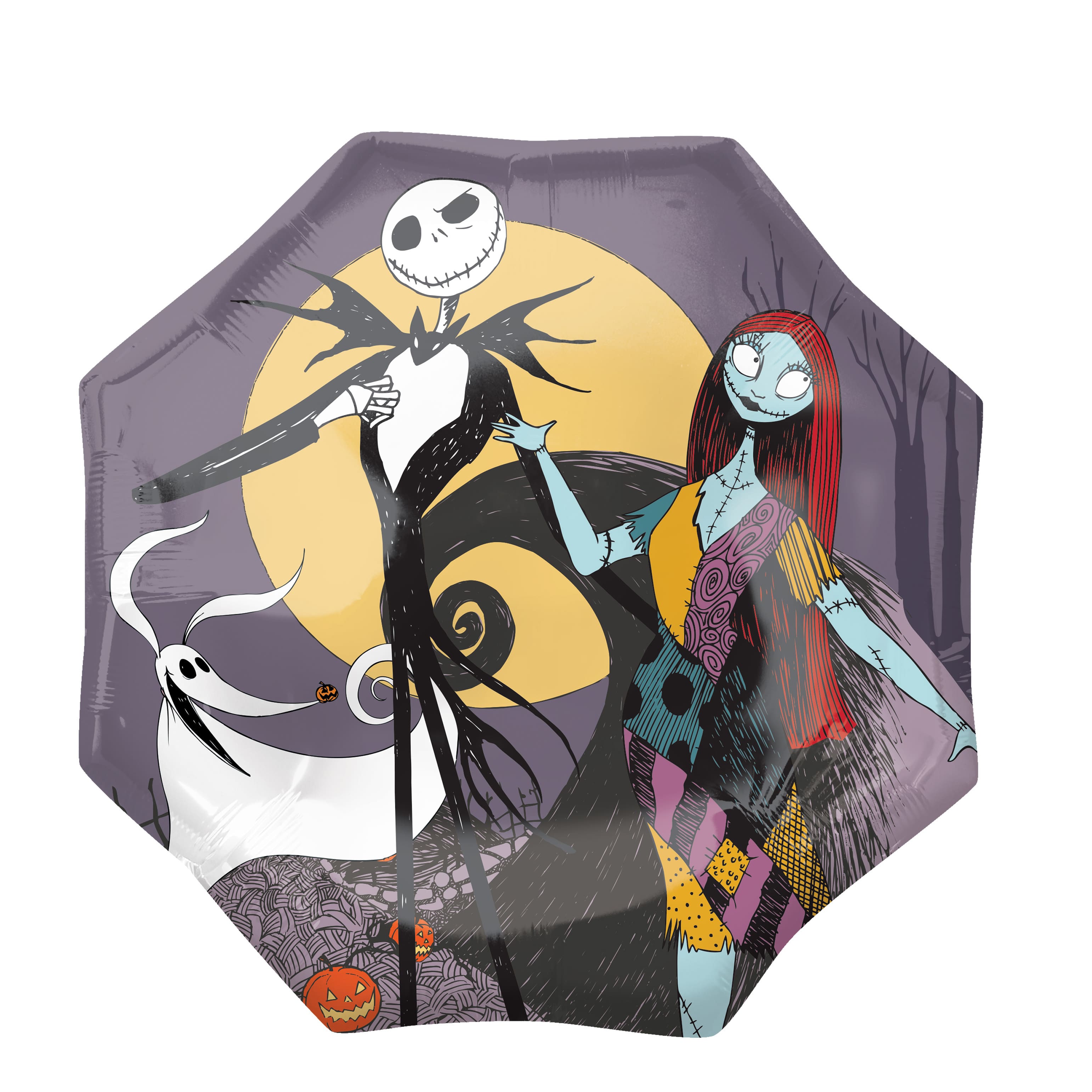 22&#x22; The Nightmare Before Christmas Octagon Foil Balloon