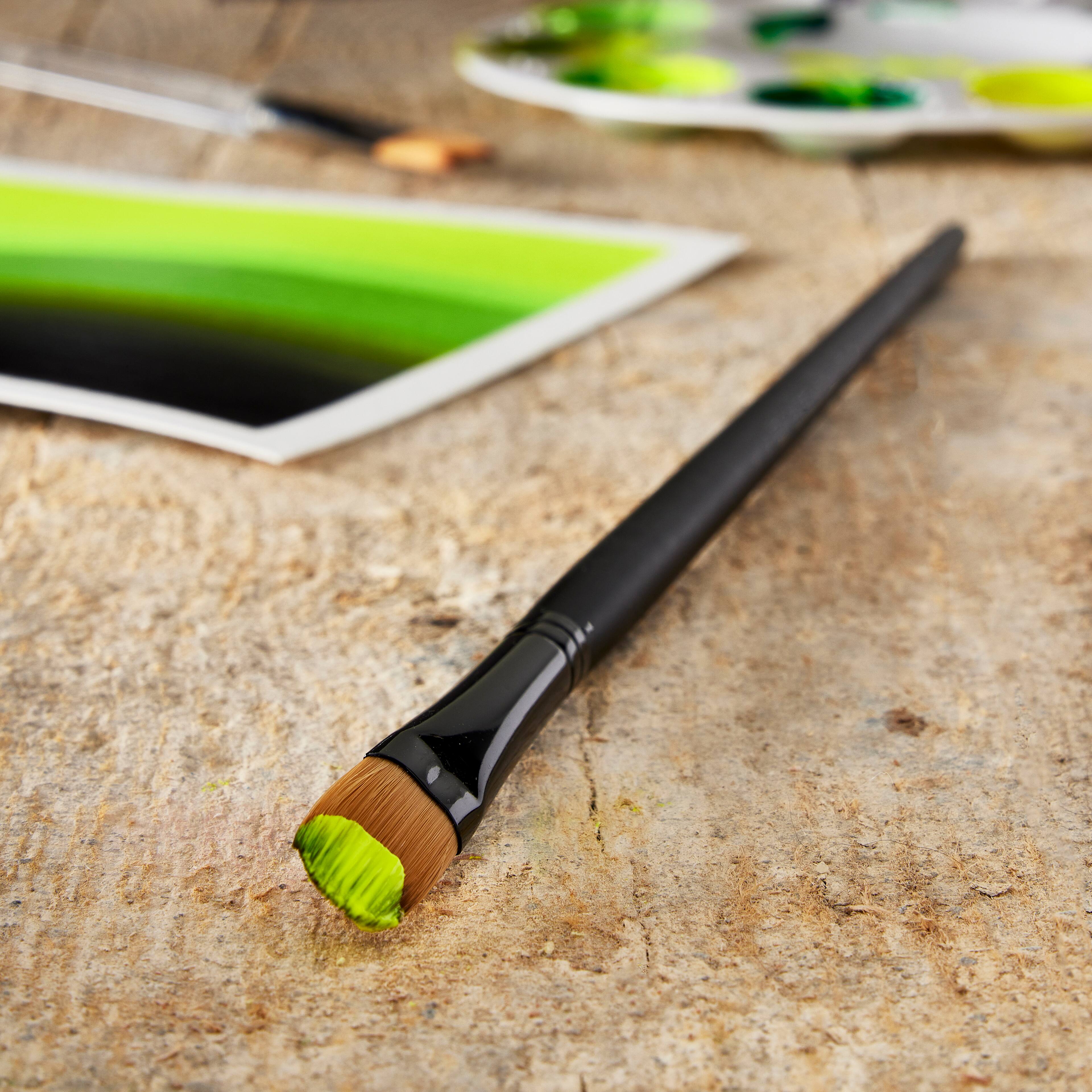 12 Pack: Royal & Langnickel® Essentials™ Long Handle Filbert Brush