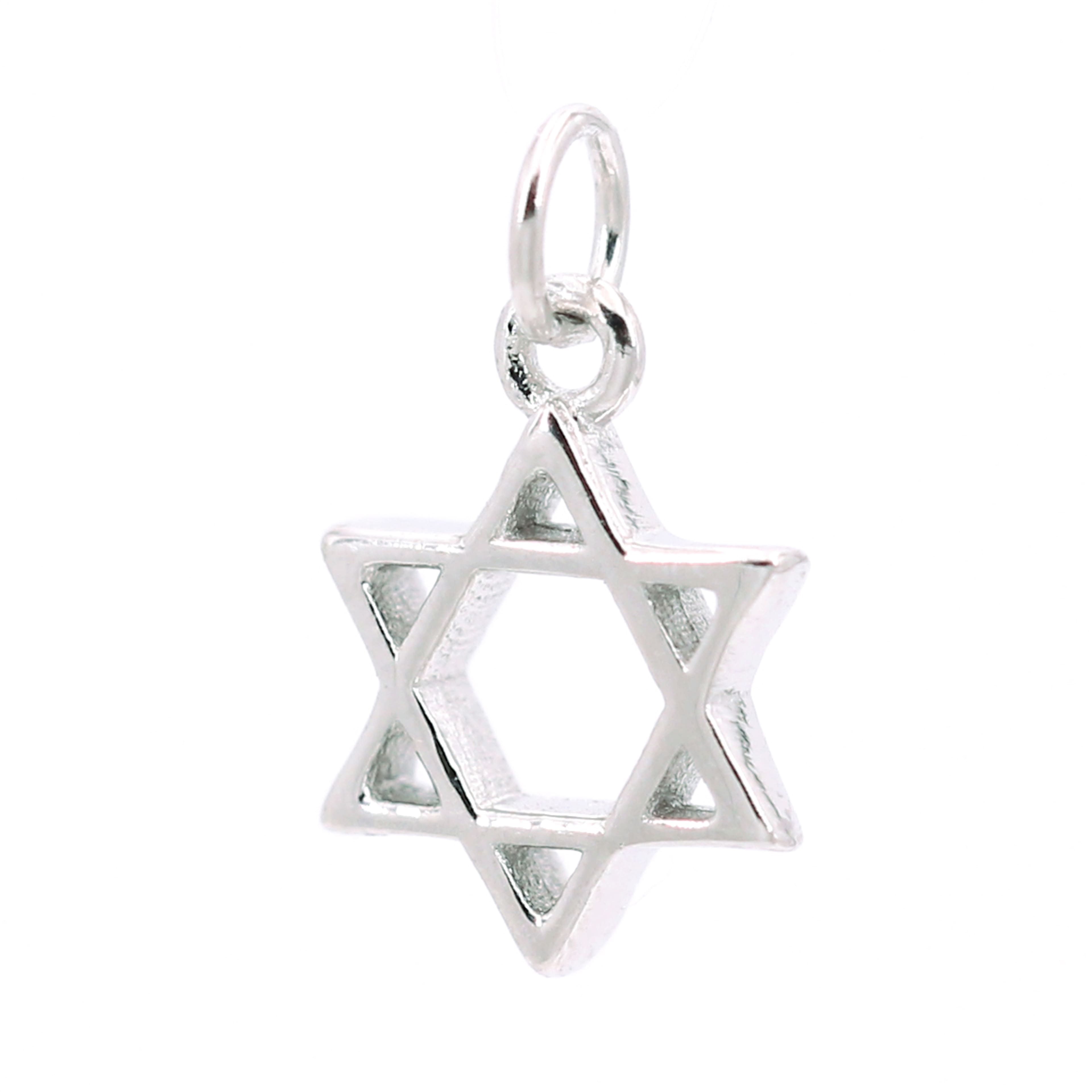 Breloque ic&#xF4;ne d&#x2019;&#xE9;toile de David en argent sterling de Bead Landing 