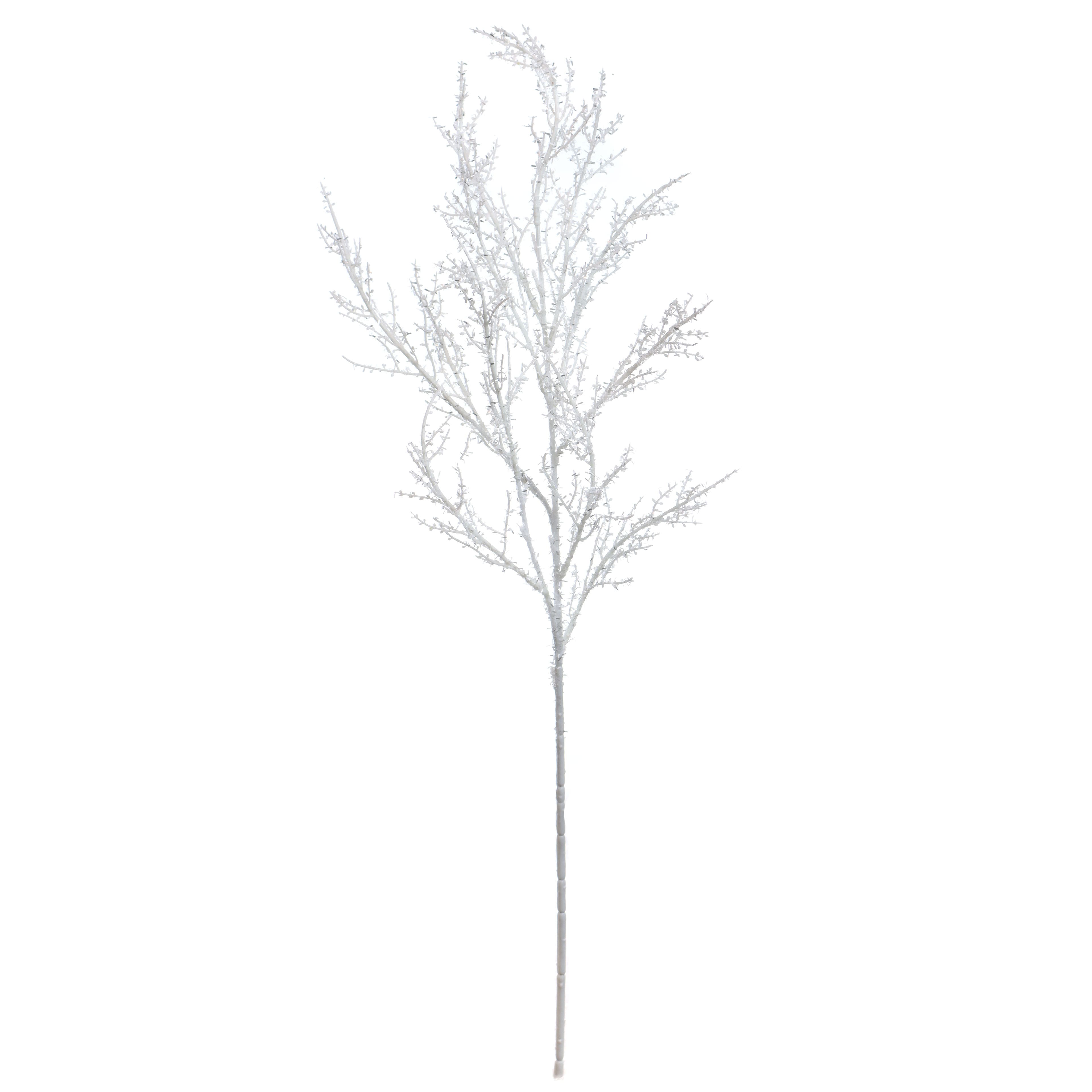 30&#x22; White Glitter Tinsel Stem by Ashland&#xAE;