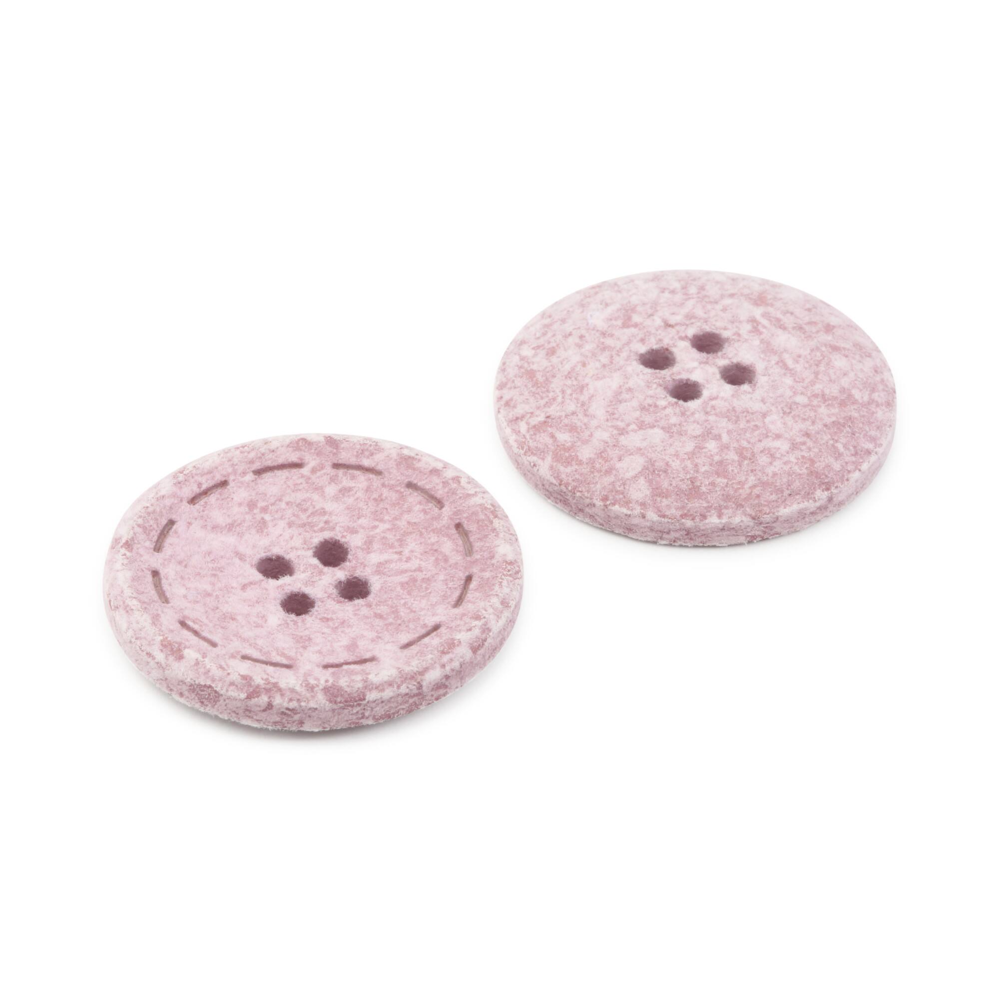 Dritz&#xAE; 25mm Recycled Cotton Round Stitch Button, 6ct.