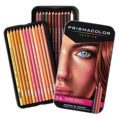 Prismacolor Premier Colored Pencil 24-Piece Setwith Tin 