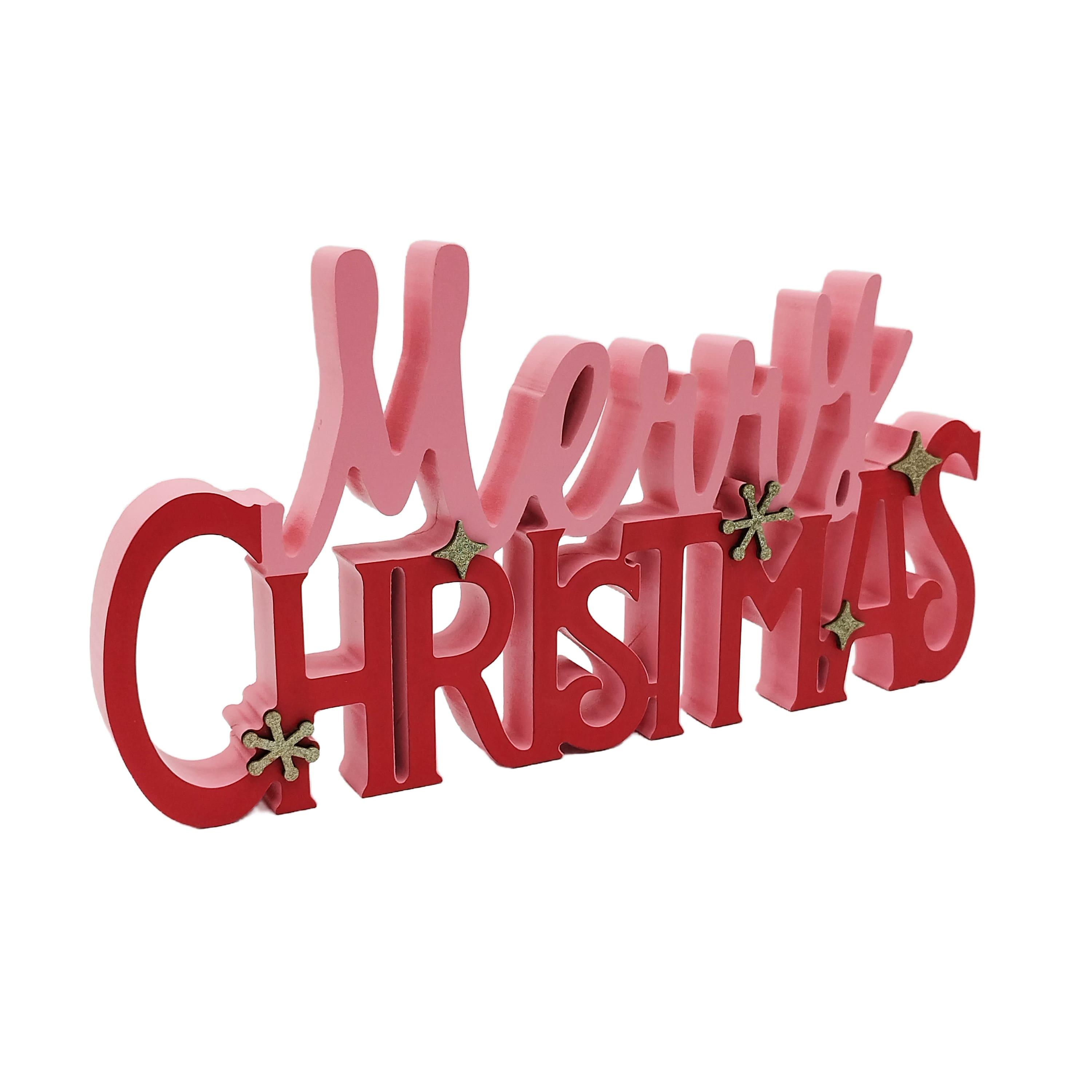 14" Die-Cut Merry Christmas Tabletop Décor by Ashland®