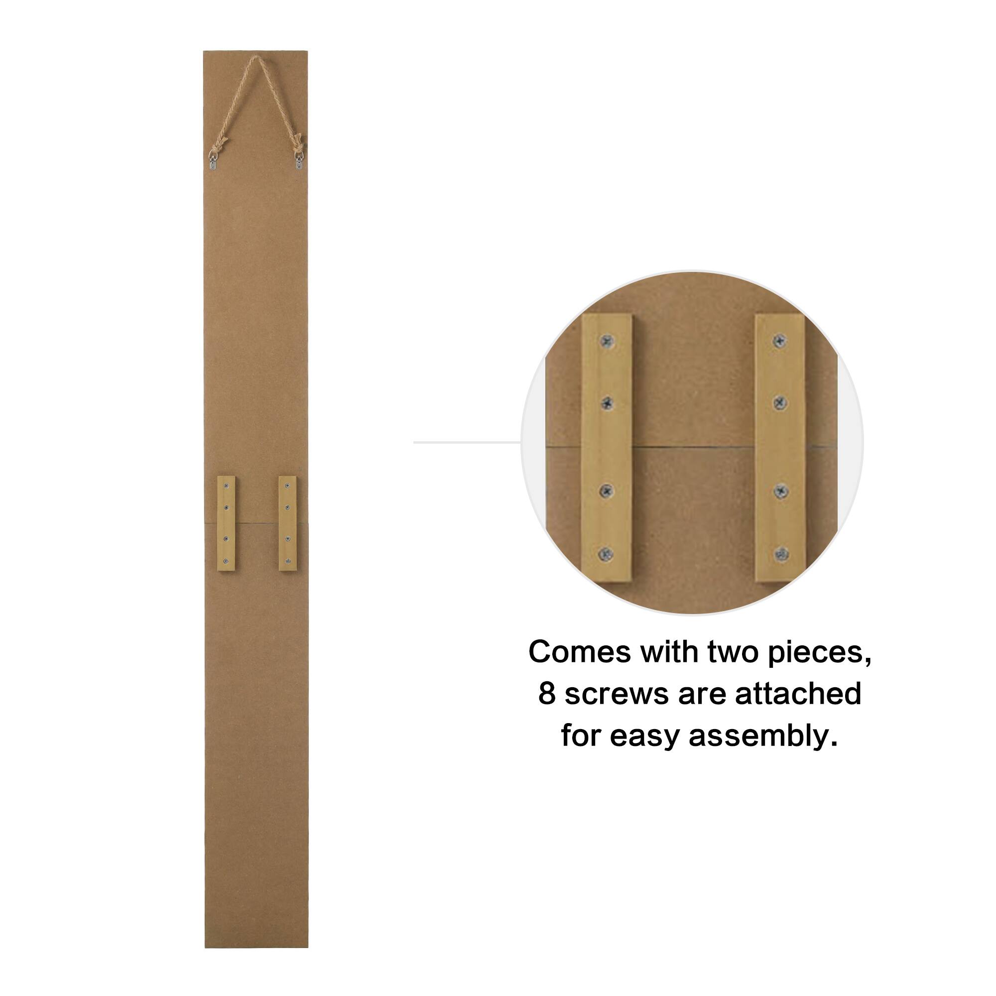 Glitzhome® 60'' Wooden ''Happy St. Patrick's Day'' Porch Sign