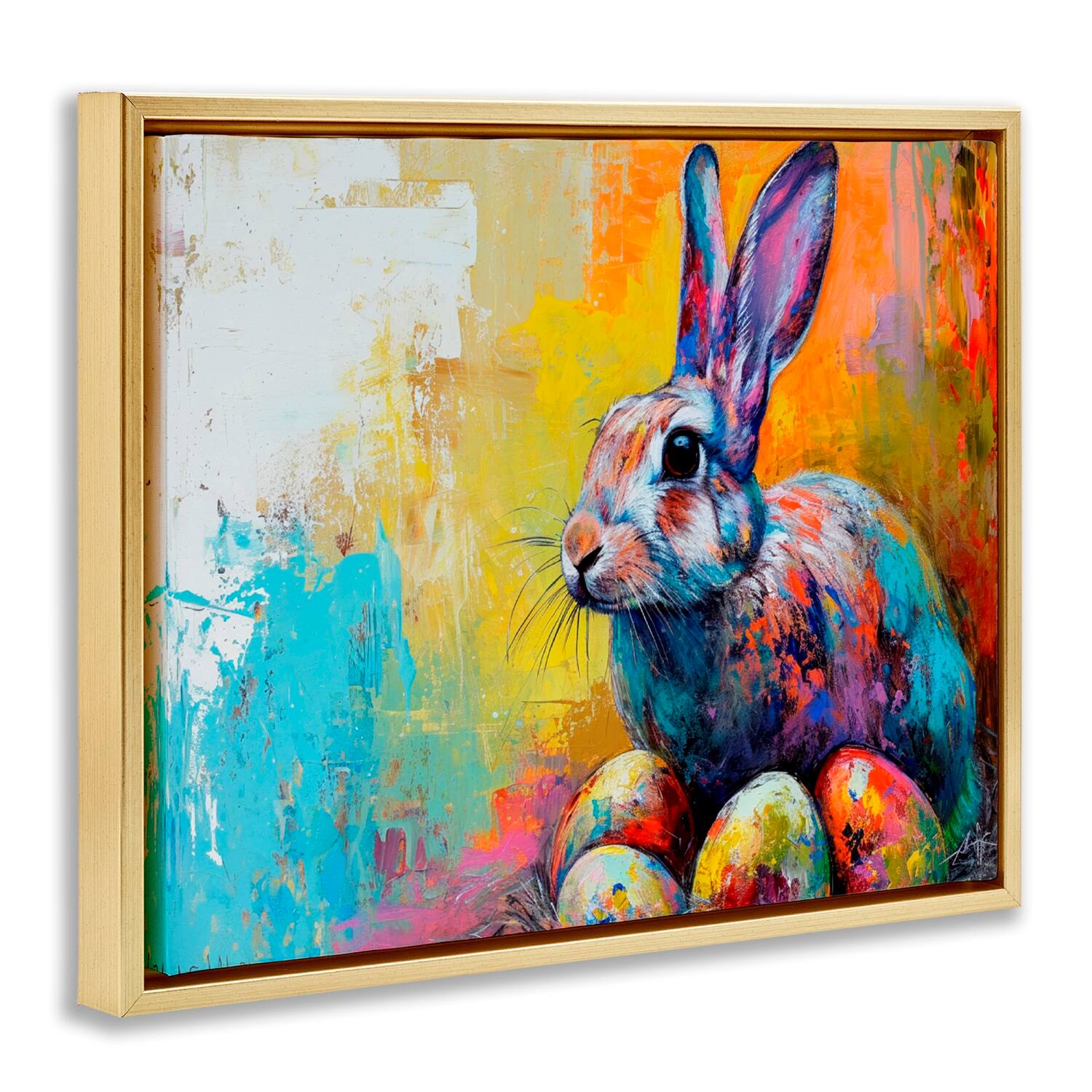 Stupell Industries Easter Joy Abstract Floater Framed Art