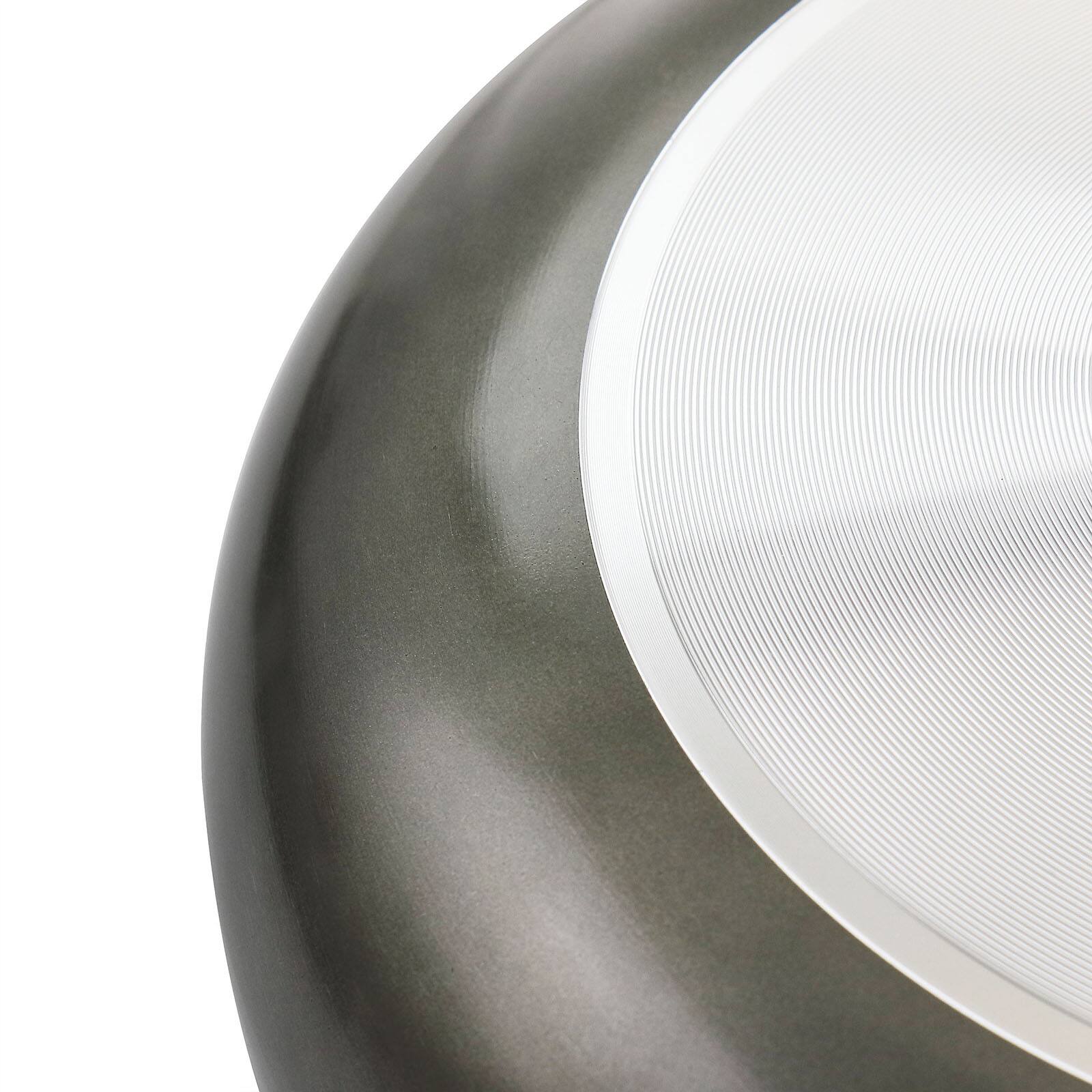 Oster 12" Merrion Metallic Gray Nonstick Aluminum Frying Pan