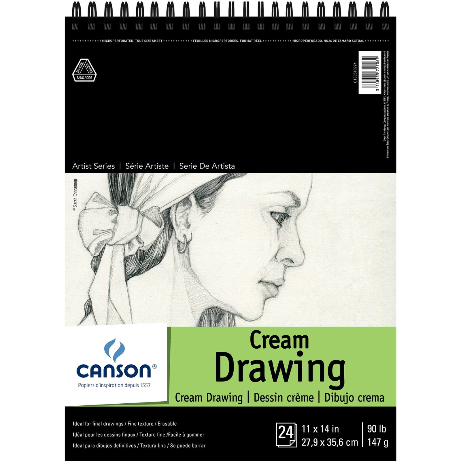 Canson® 1557® Artist Series Classic Cream Drawing Pad