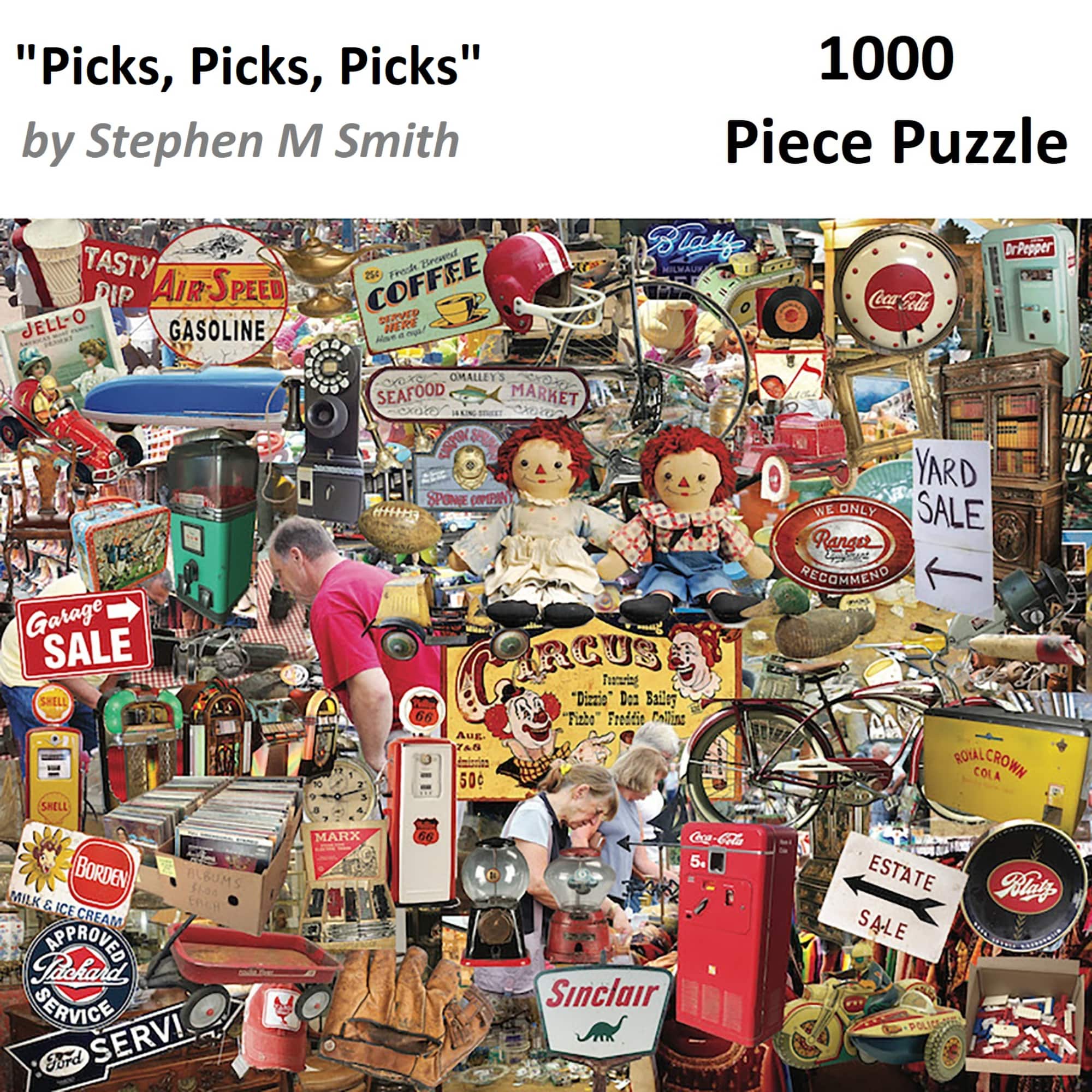 Hart Puzzles Picks, Picks, Picks by Steve Smith 1,000 Piece Jigsaw Puzzle
