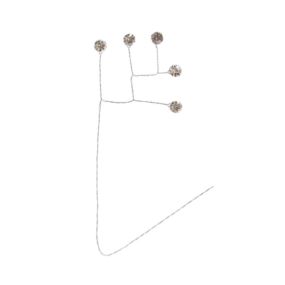 JAM Paper Clear Large Rhinestone Spray, 12ct.