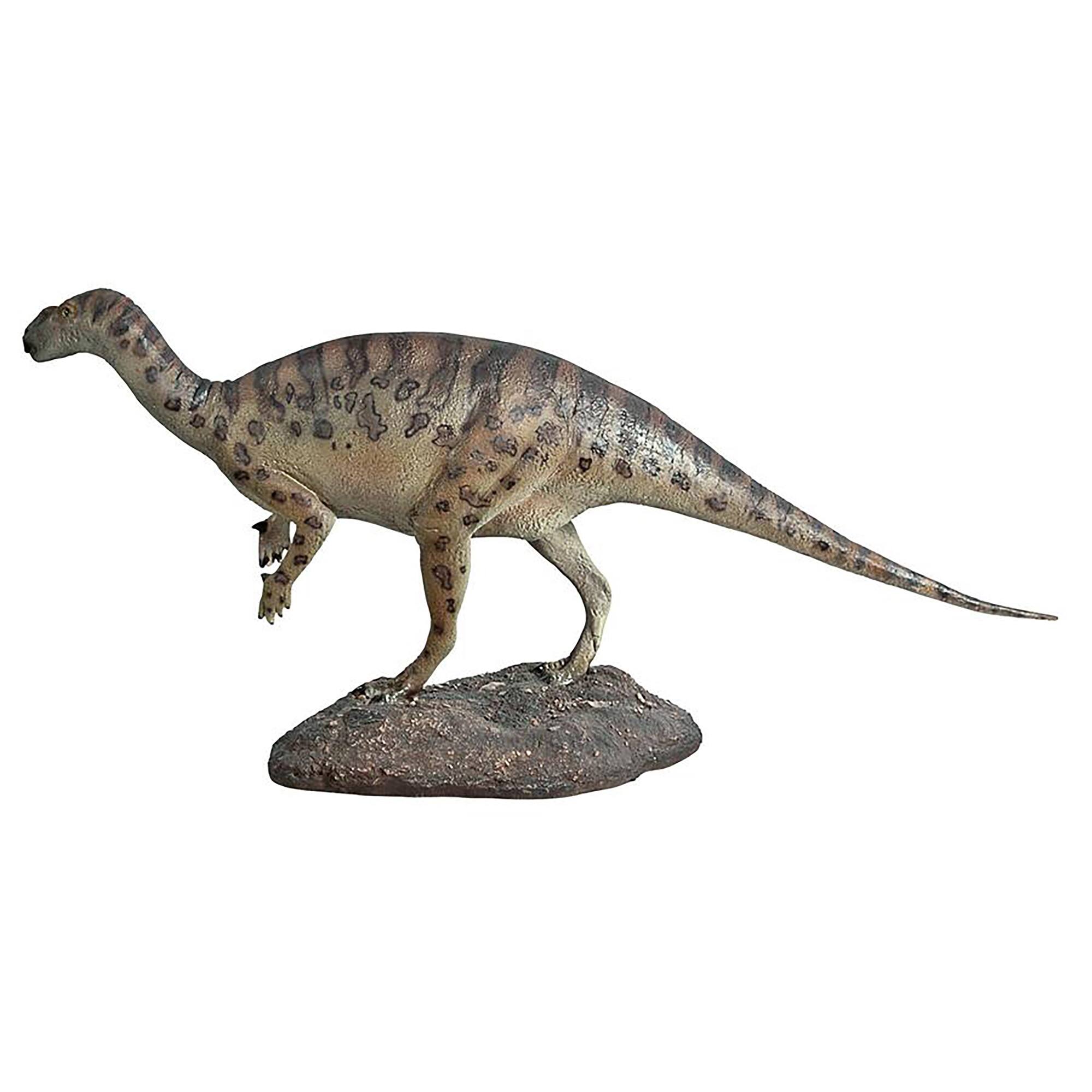 Design Toscano 17.5" Tall Iguanodont Scaled Dinosaur Statue