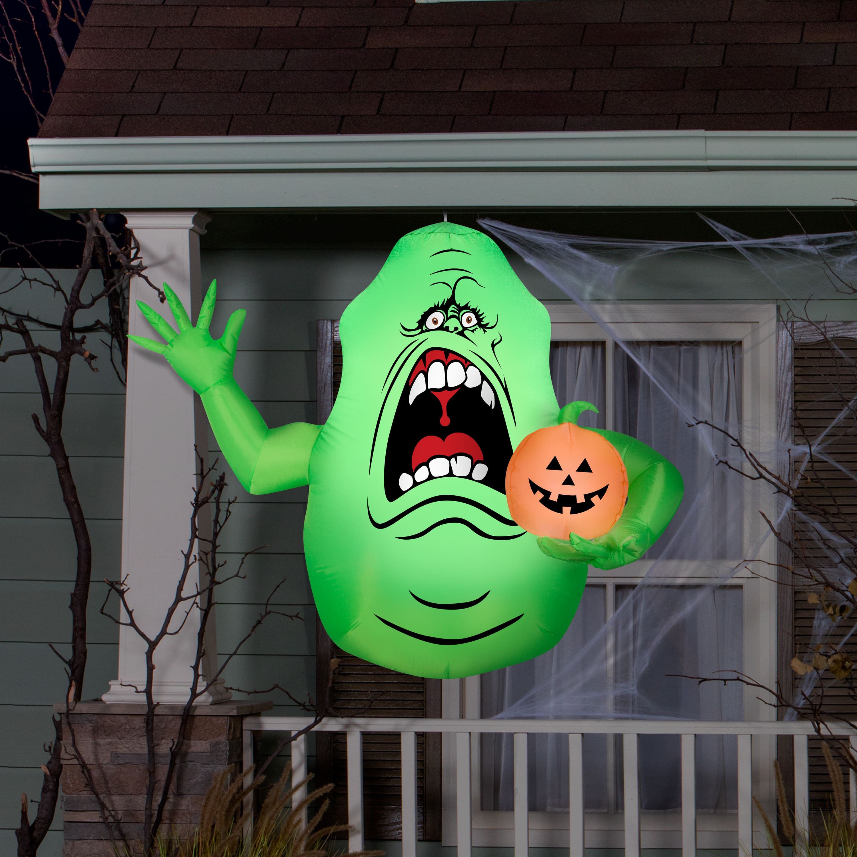 4ft. Airblown® Inflatable Halloween Ghostbusters Hanging Slimer