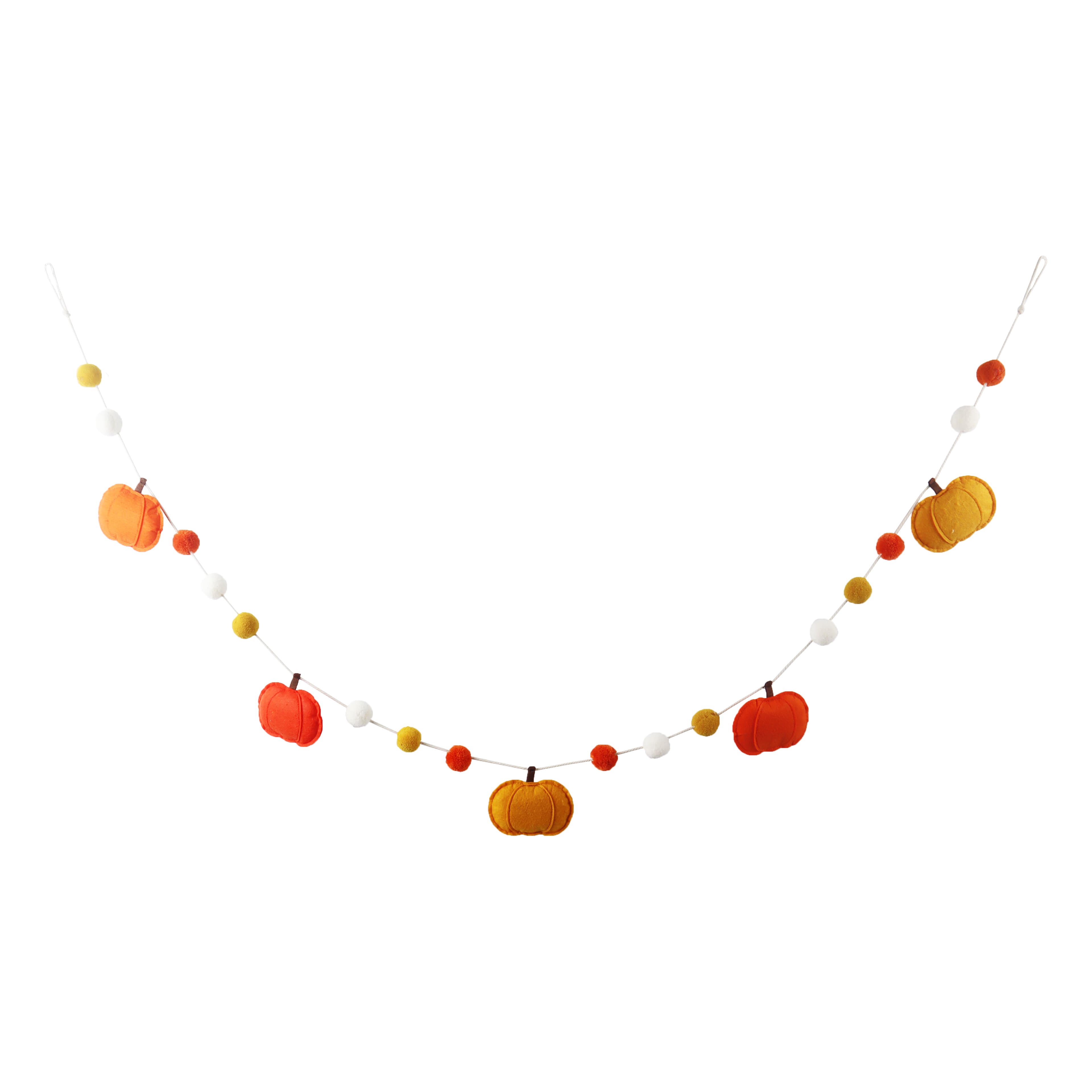 6ft. Pumpkin &#x26; Pom Garland by Ashland&#xAE;